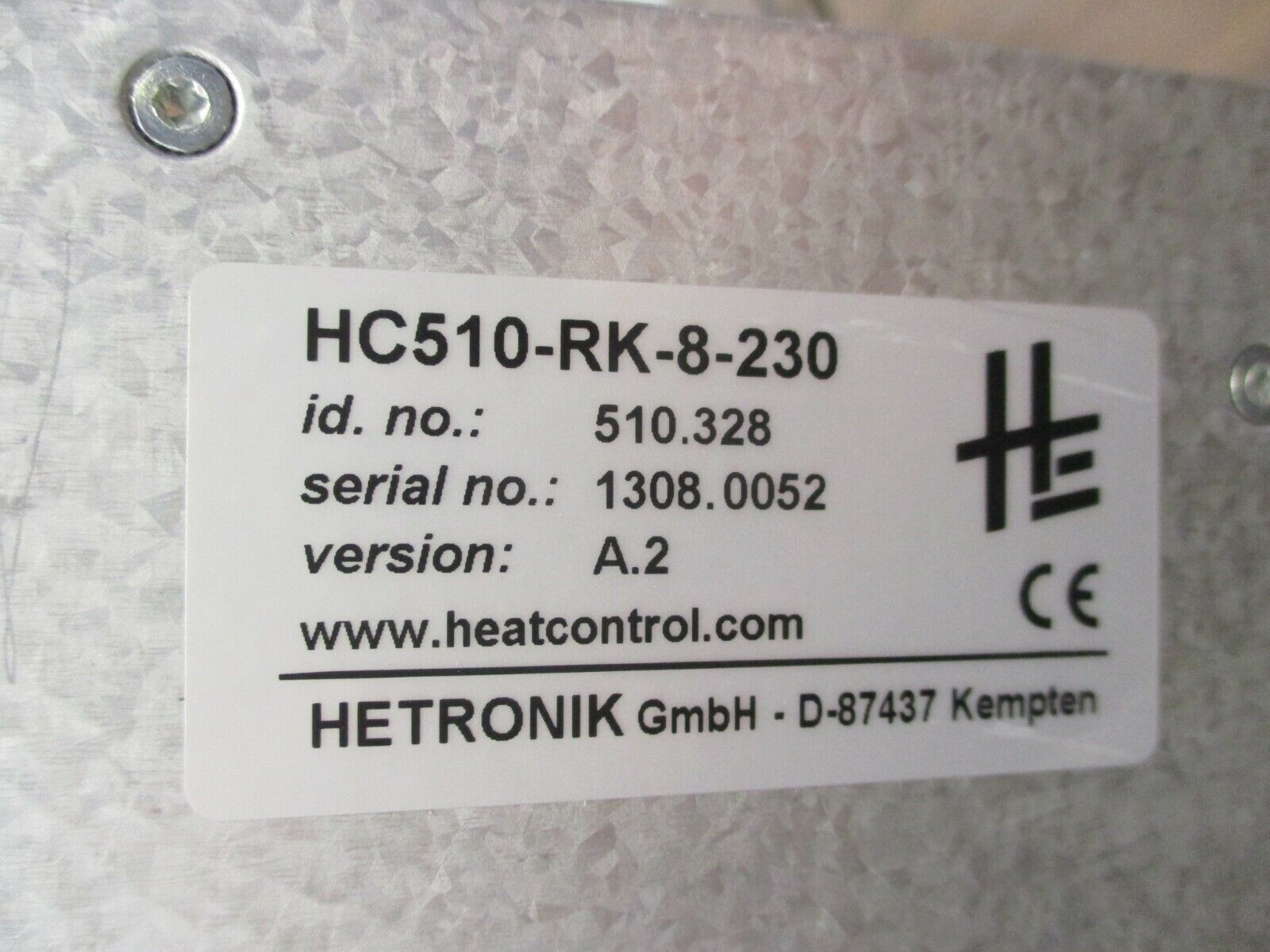 Hetronik PLC Rack w/ (8) Output Cards HC510-RK-8-230 Ver. A.2 Used
