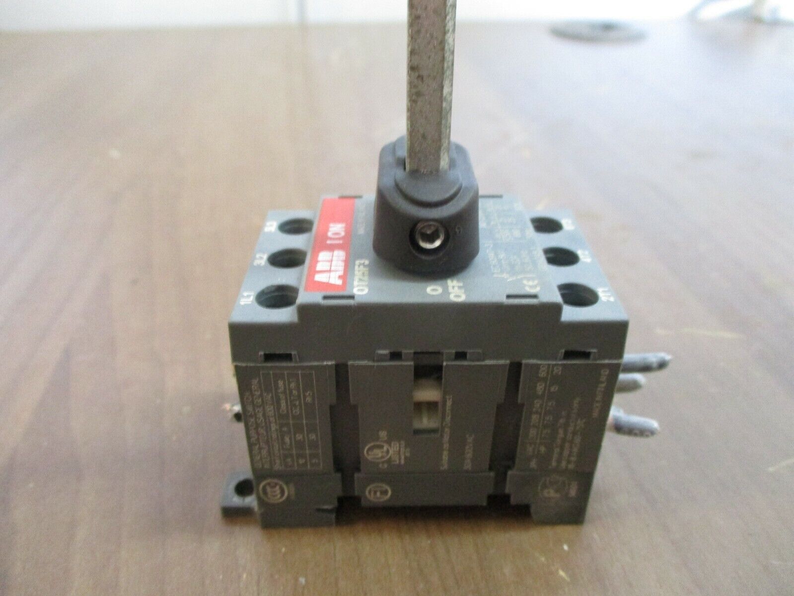 ABB Disconnect Switch OT25F3 30A 600V *No Handle* Used