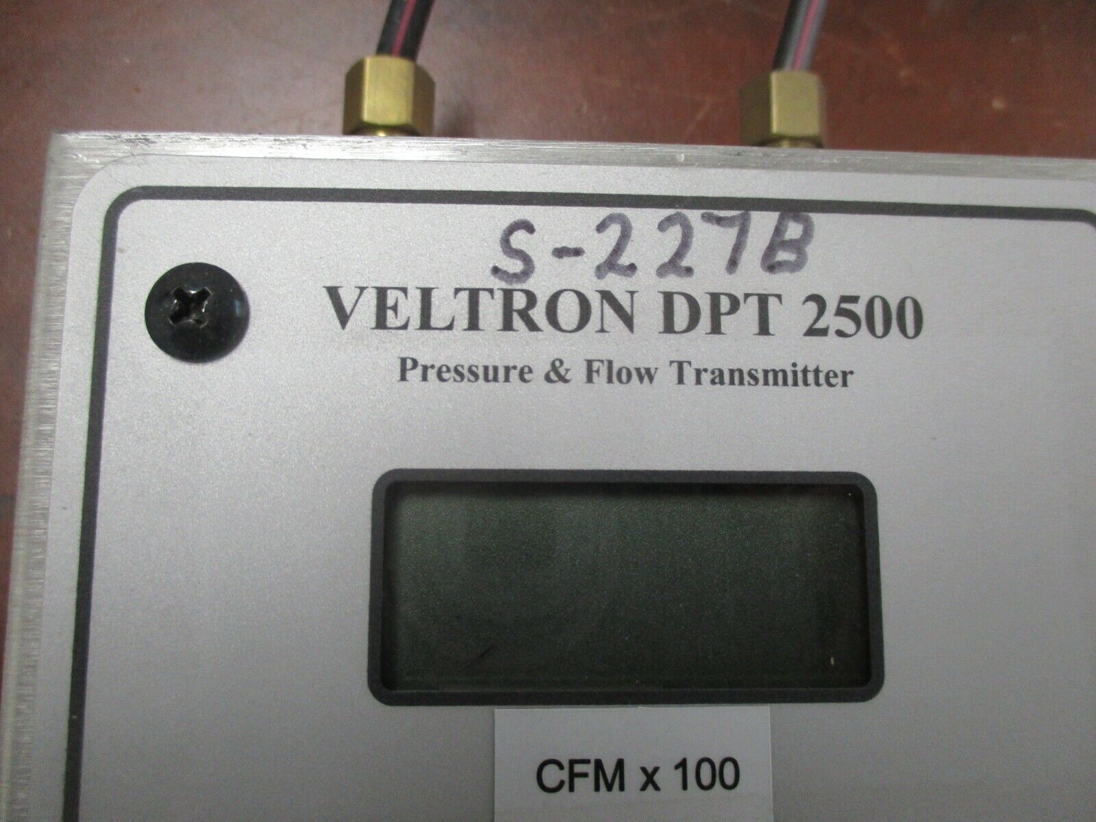 Air Monitor Corp Veltron DPT 2500 Pressure & Flow Transmitter S-227B Used