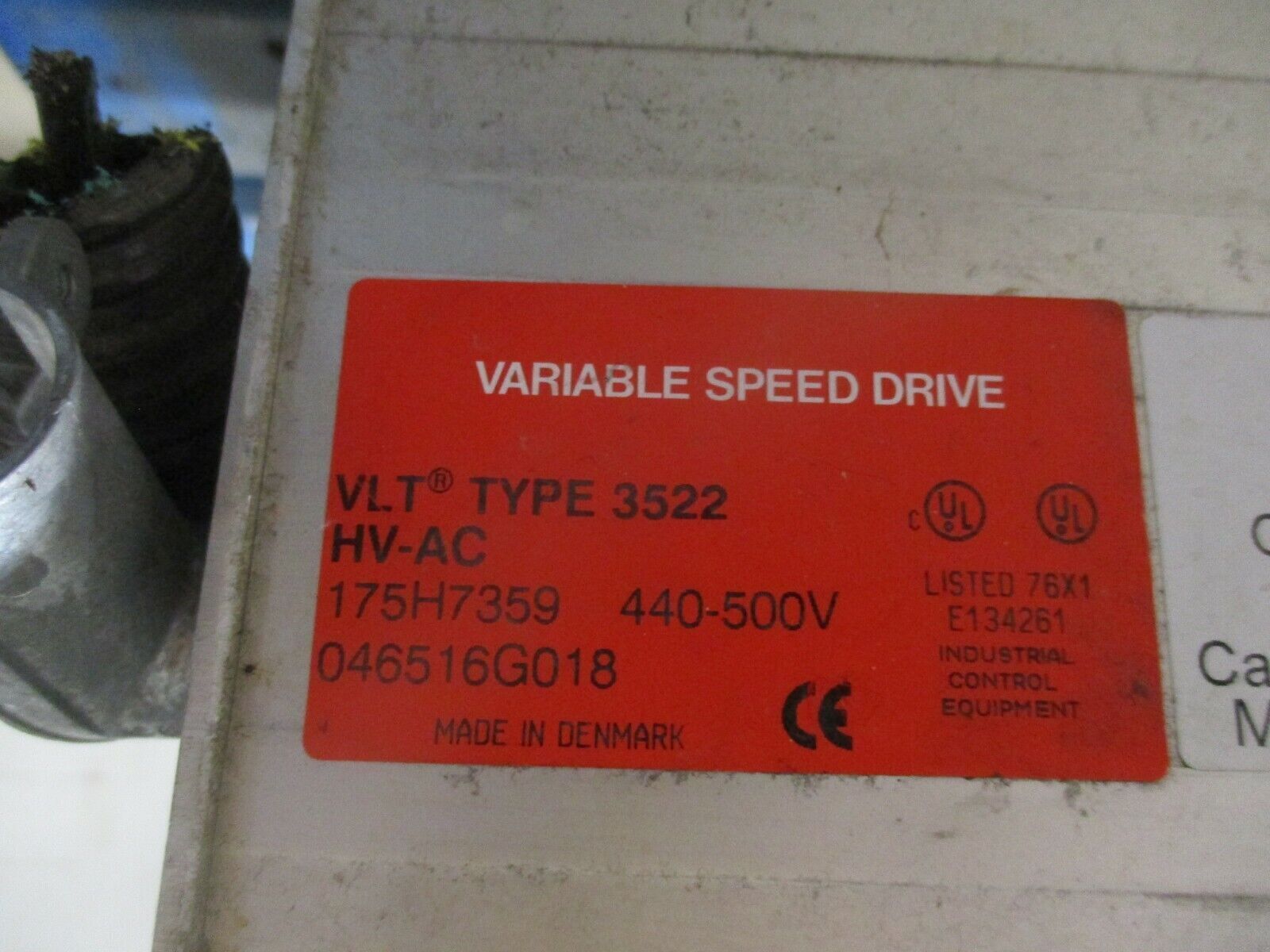 Graham VLT-3522 AC Drive VLT3500H28 15HP 3Ph 460V w/ Keypad Used