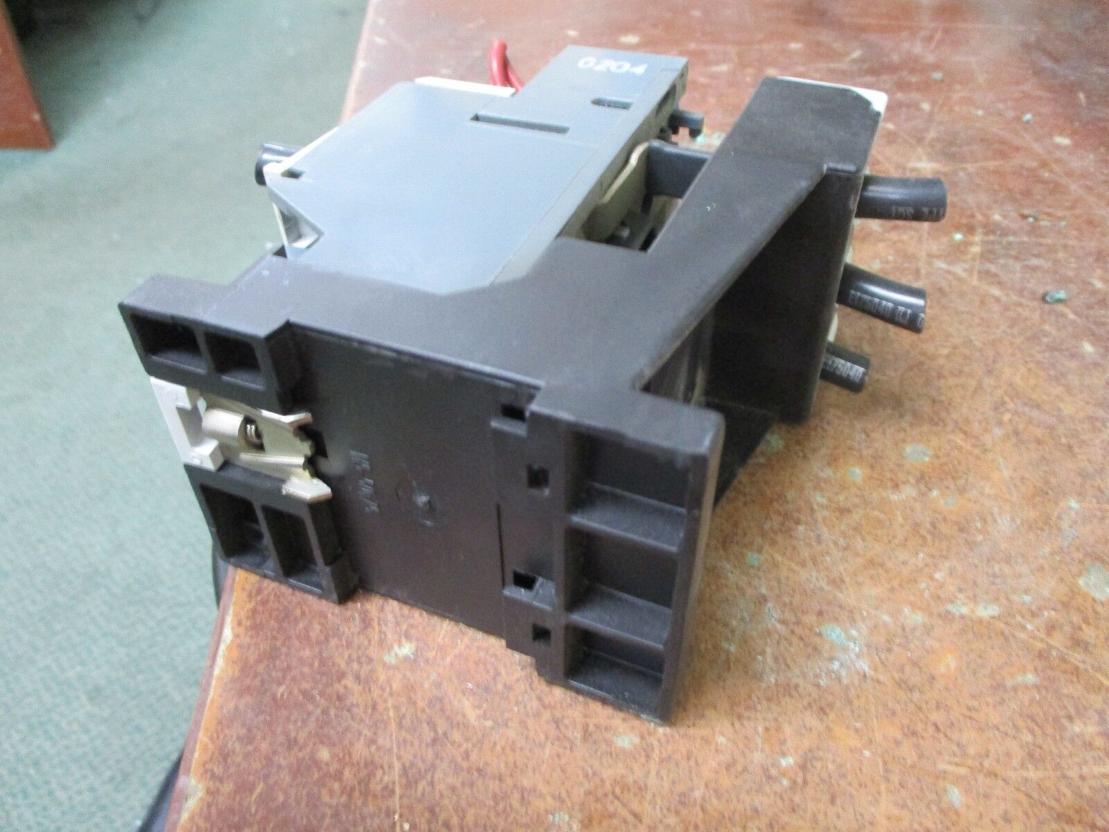 ABB Solid State Overload TA75 DU Trip: 45-63A w/ DIN Rail Adapter Used