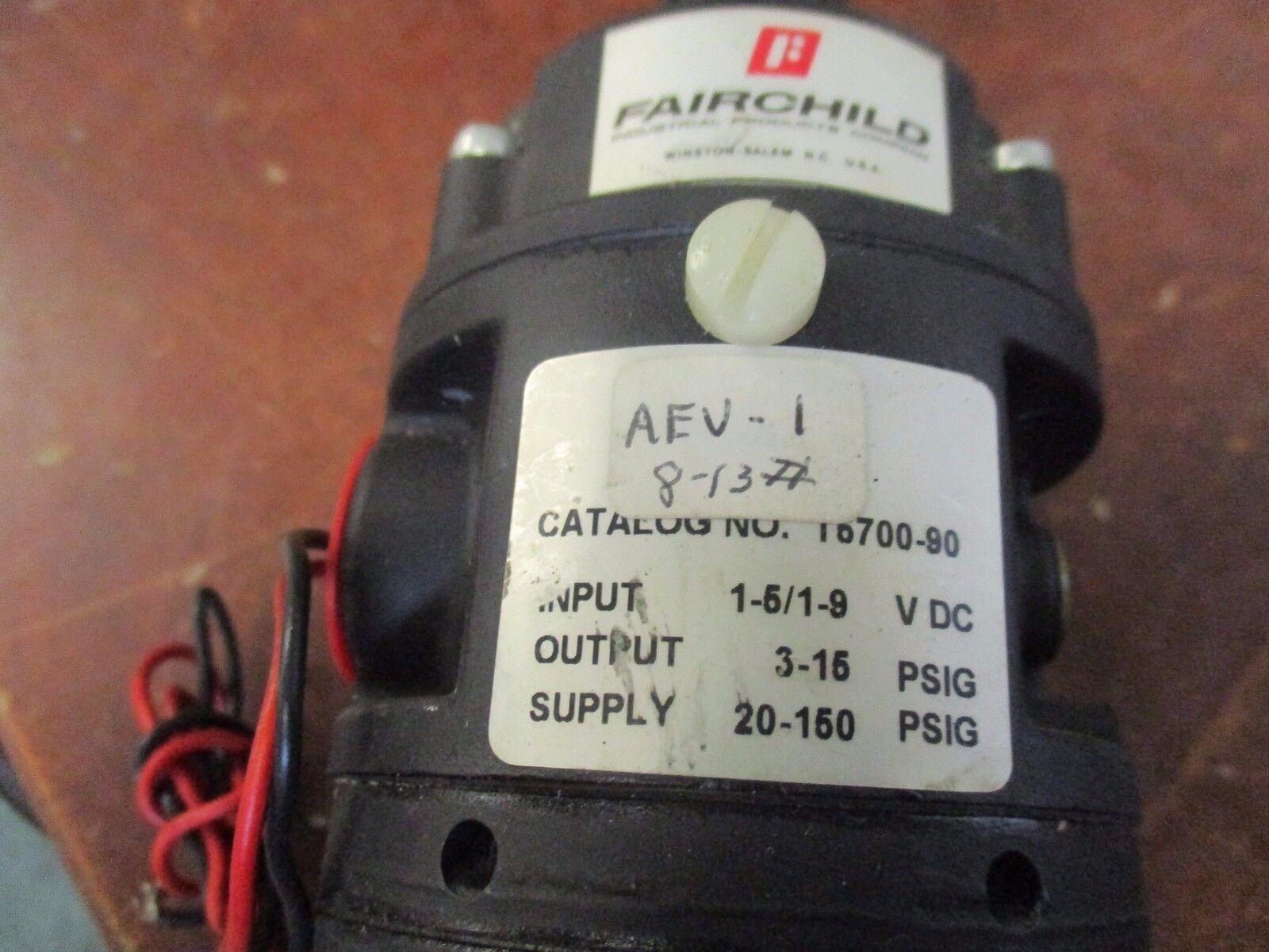 Fairchild Transducer w/ Gauge T5700-90 Used