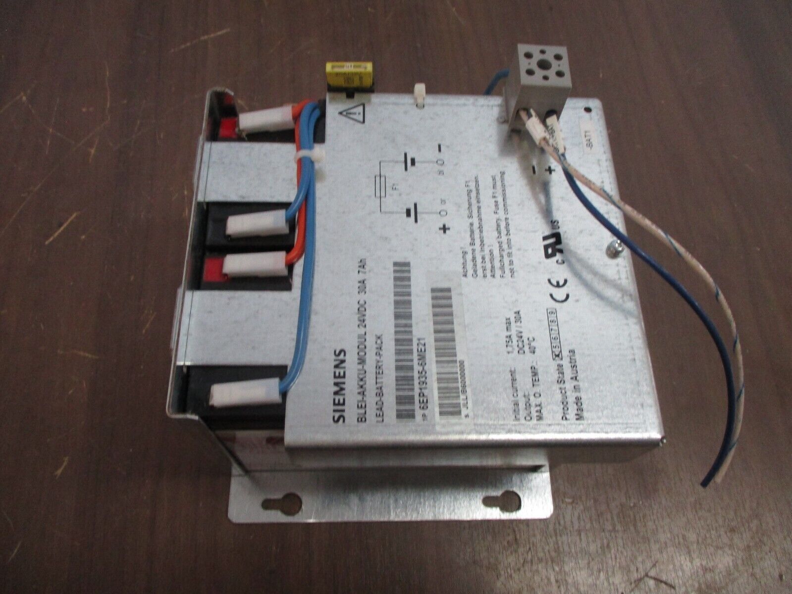 Siemens Lead-Battery Pack 6EP1935-6ME21 BLEI-AKKU-MODUL 24VDC 30A 7Ah Used