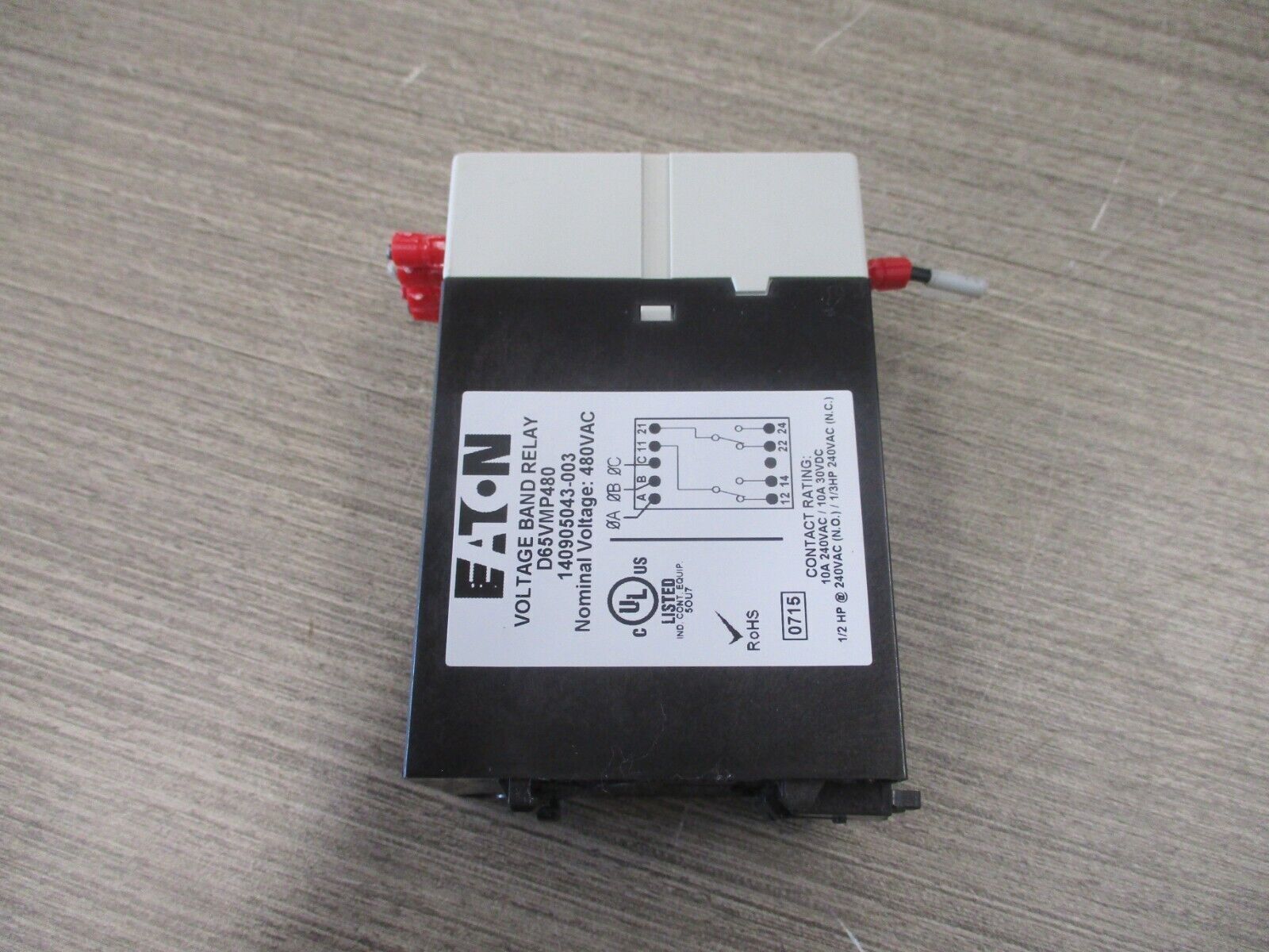 Eaton Voltage Band Relay D65VMP480 480V Used