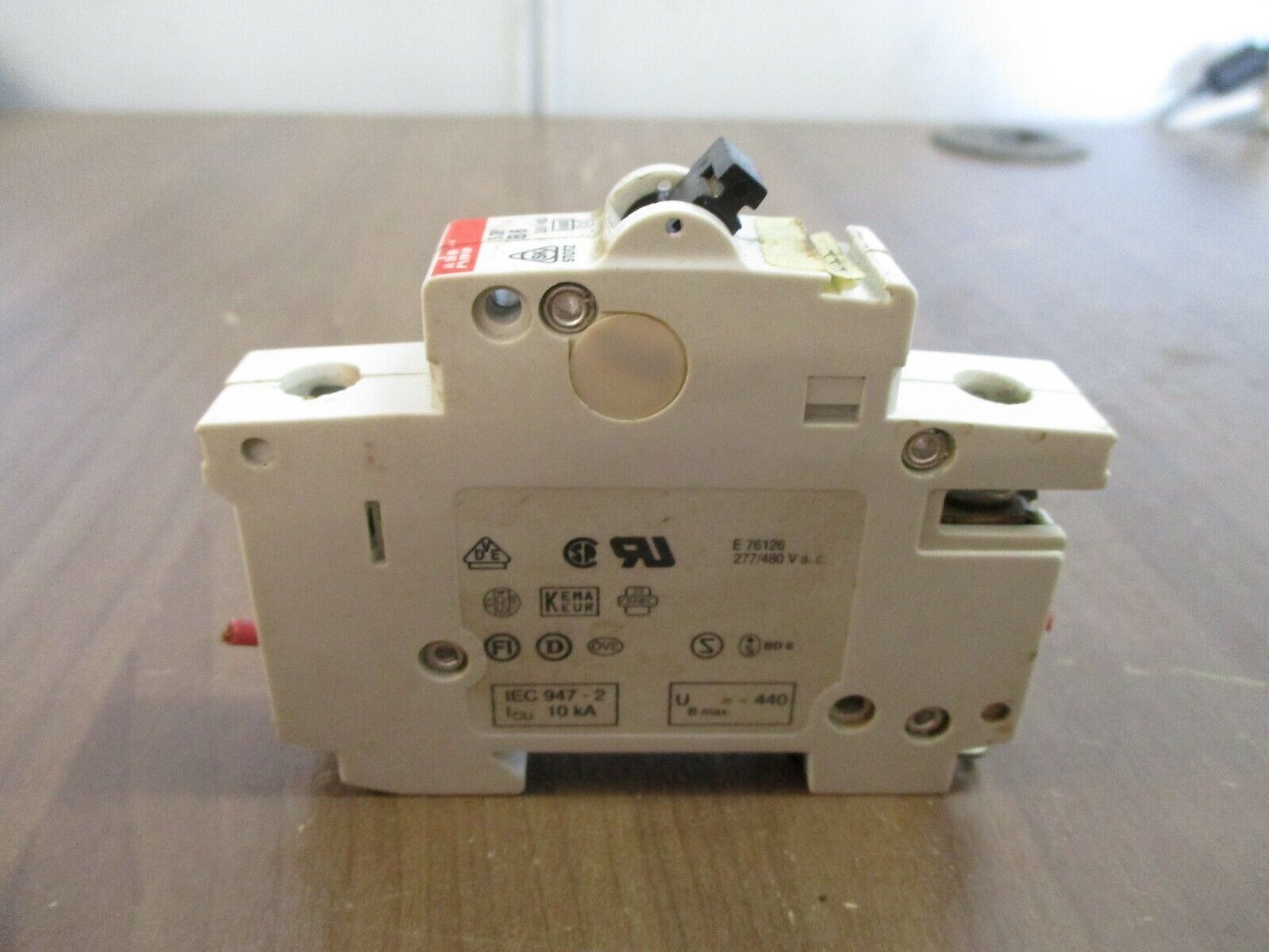 ABB Circuit Breaker S 261 B6 6A 230/400V 1P *Lot of 2* Used