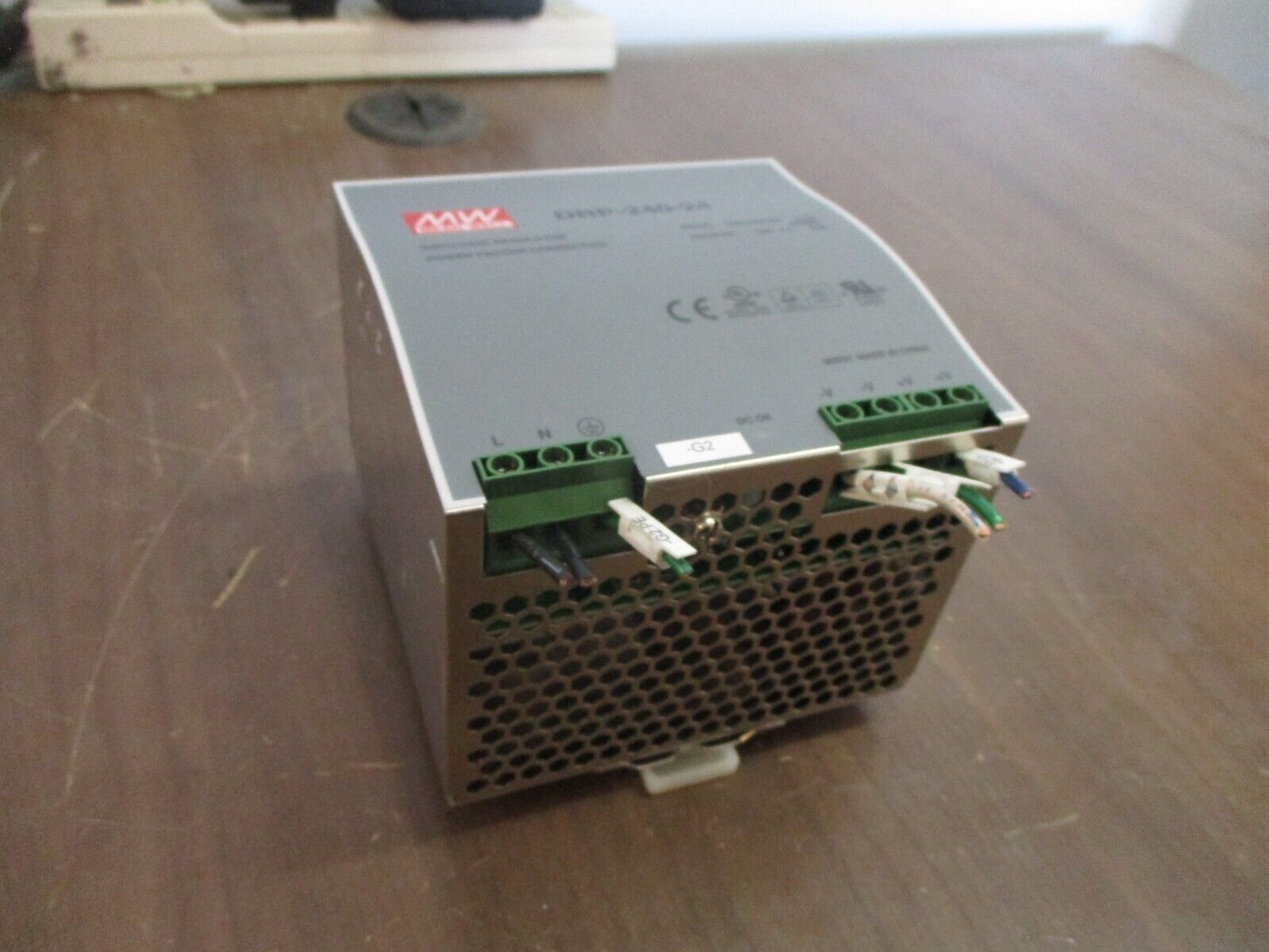 Mean Well Switching Regulator DRP-240-24 Input: 100-240VAC 3.5A 50/60Hz Used