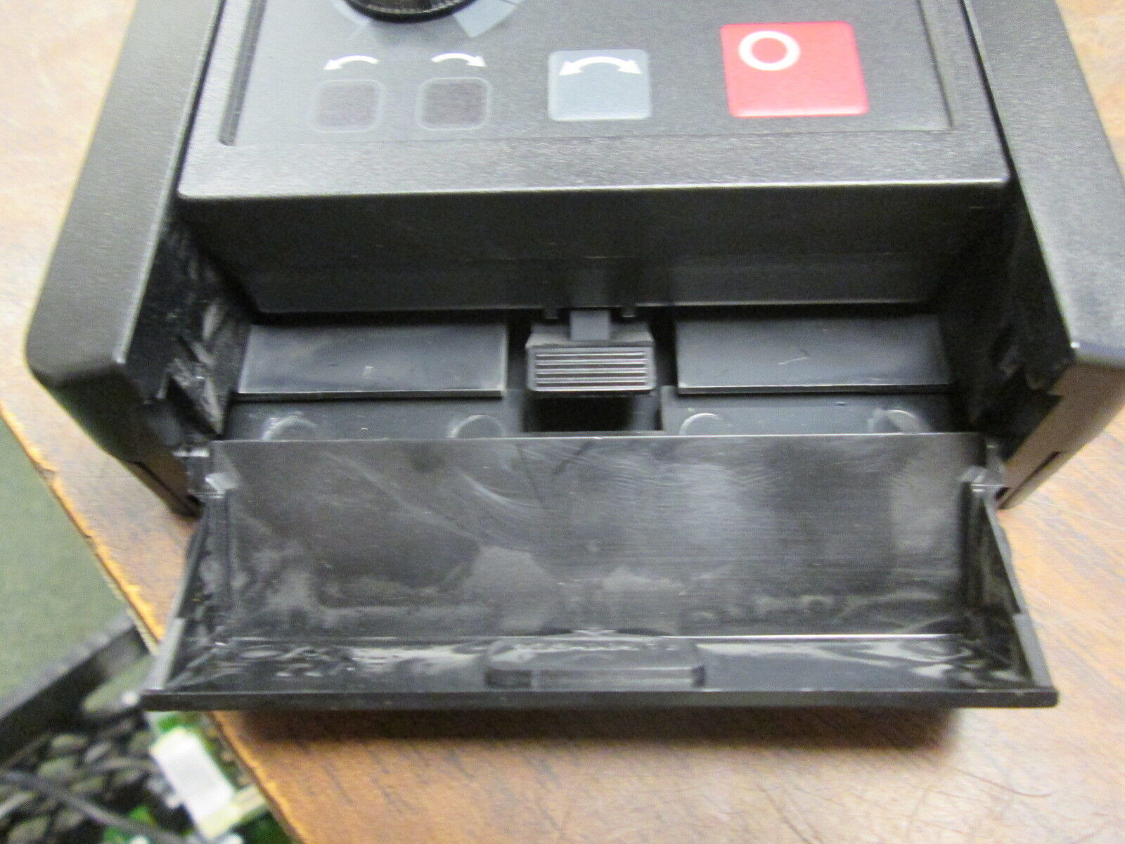 Allen-Bradley Programming Terminal w/ Holder 1201-HA1 Ser A FRN 3.00 12VDC Used