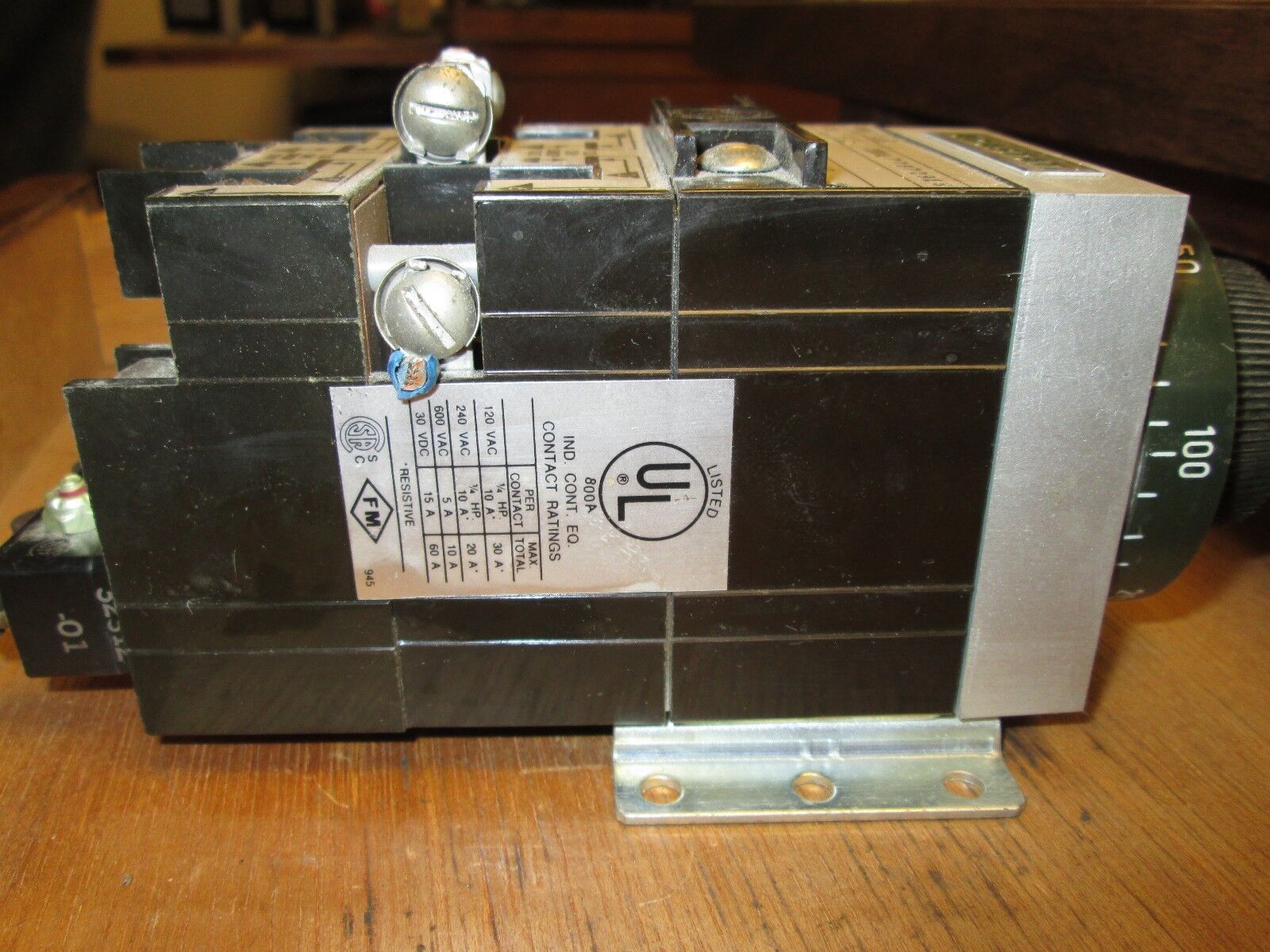 Agastat Timer 7024AKT Range 1-300 Sec 120V coil 60Hz Used