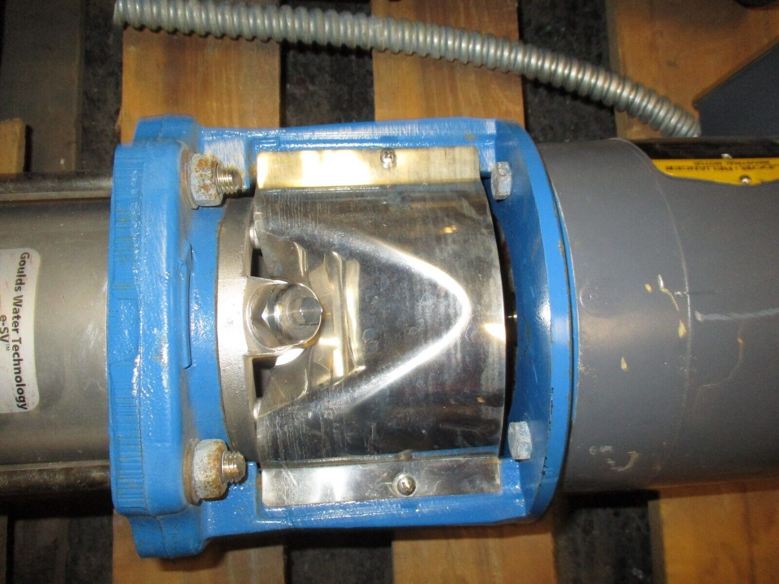 Goulds e-SV Stainless Steel Pump 3SV7GD4C66 1.5HP 3500RPM 360PSI Max 16GPM Used
