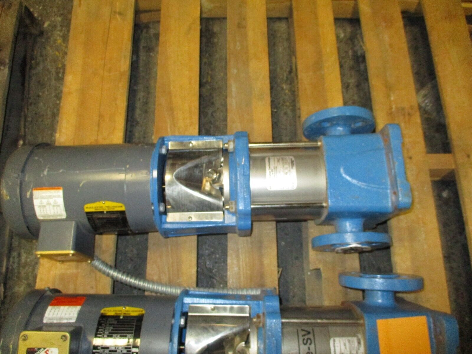 Goulds e-SV Stainless Steel Pump 3SV7GD4C66 1.5HP 3500RPM 360PSI Max 16GPM Used