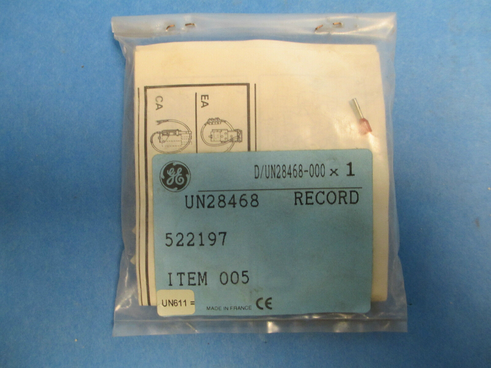 GE Record Circuit Breaker Aux Switch UN28468 New Surplus