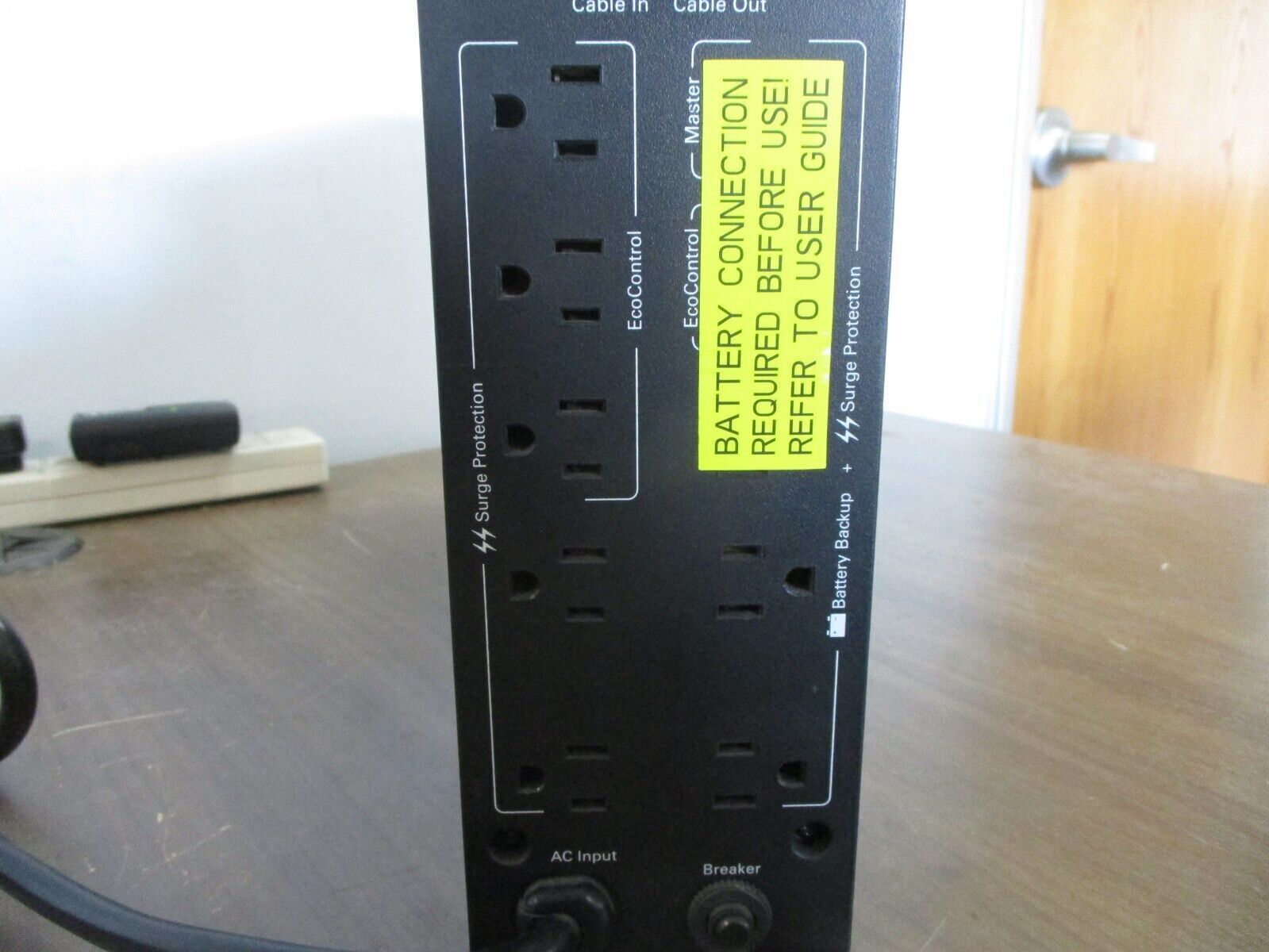Eaton UPS 5S1500LCD Main F/W: 06 Input:120V~ 50/60Hz 13.6A Used