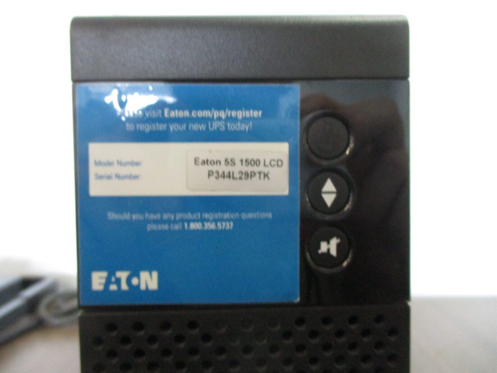 Eaton UPS 5S1500LCD Main F/W: 06 Input:120V~ 50/60Hz 13.6A Used