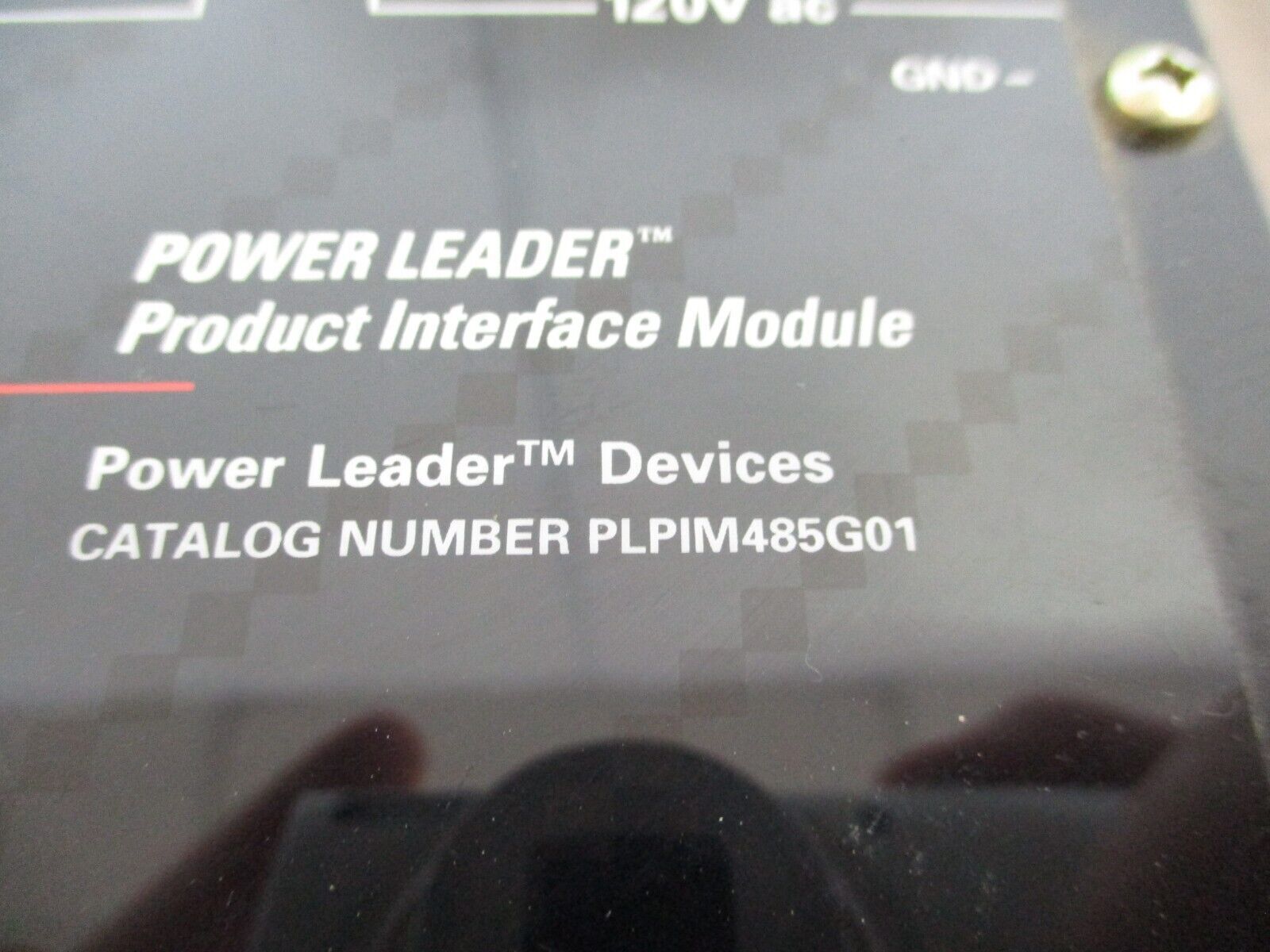 GE Power Leader Product Interface Module PLPIM485G01 120VAC 24VDC Used