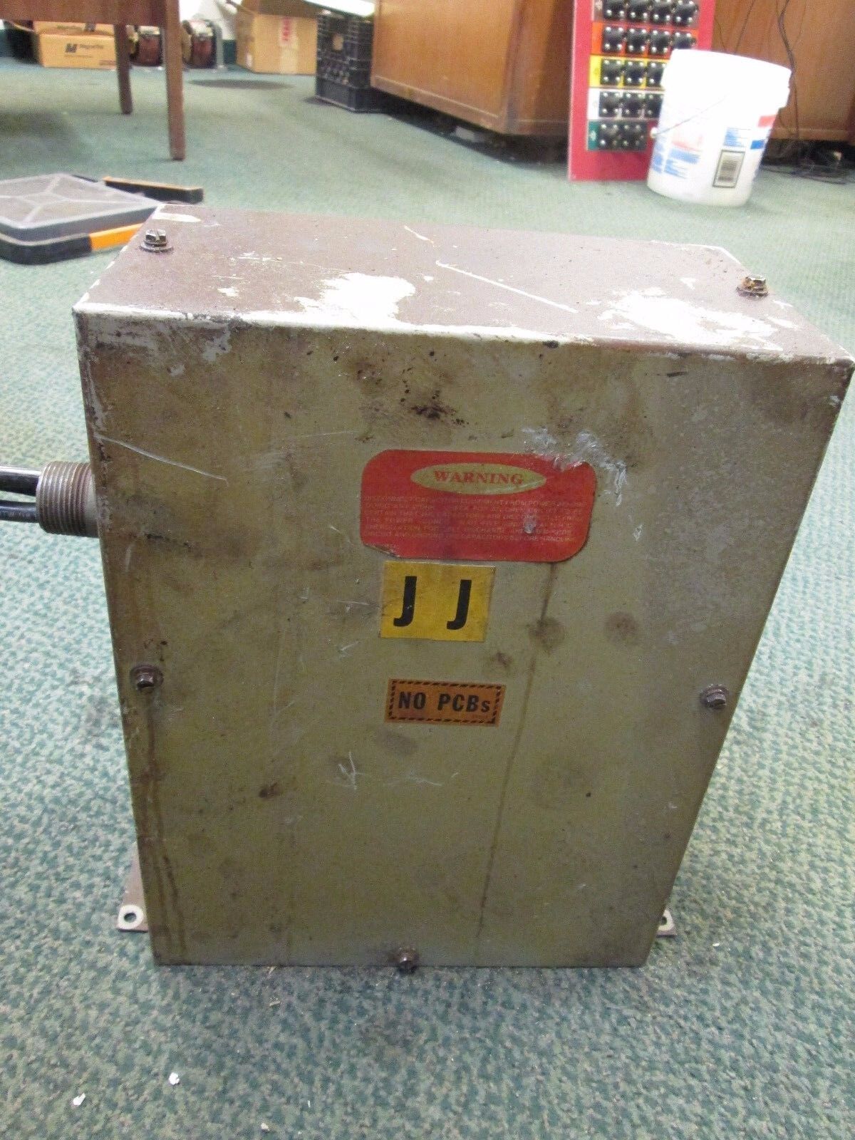 GE Dielektrol Capacitor 65L825TE1 50 KVAR 480V 60Hz 3Ph Used