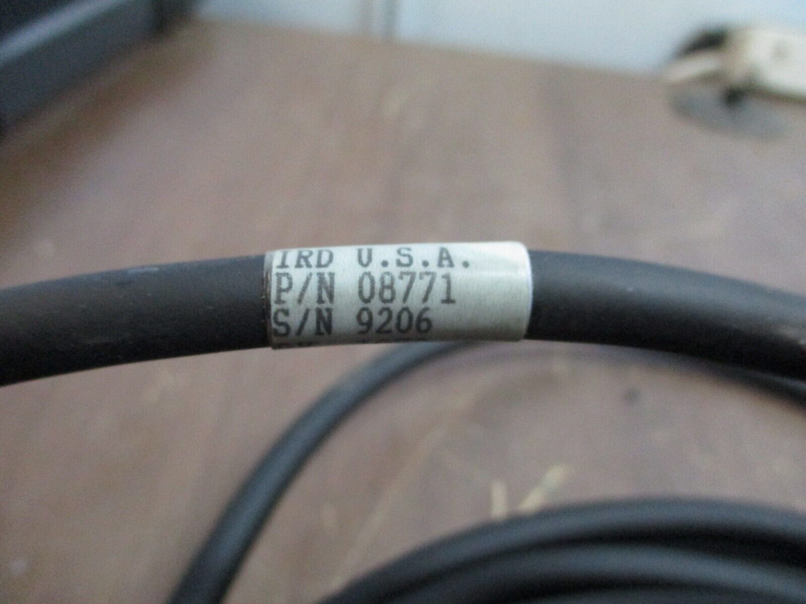 IRD Sensor Cable 08771 Used