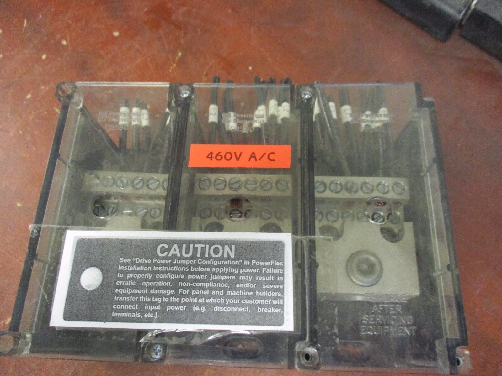 Ferraz Shawmut Power Distribution Black 69153 400A "Missing Cover Screws" Used