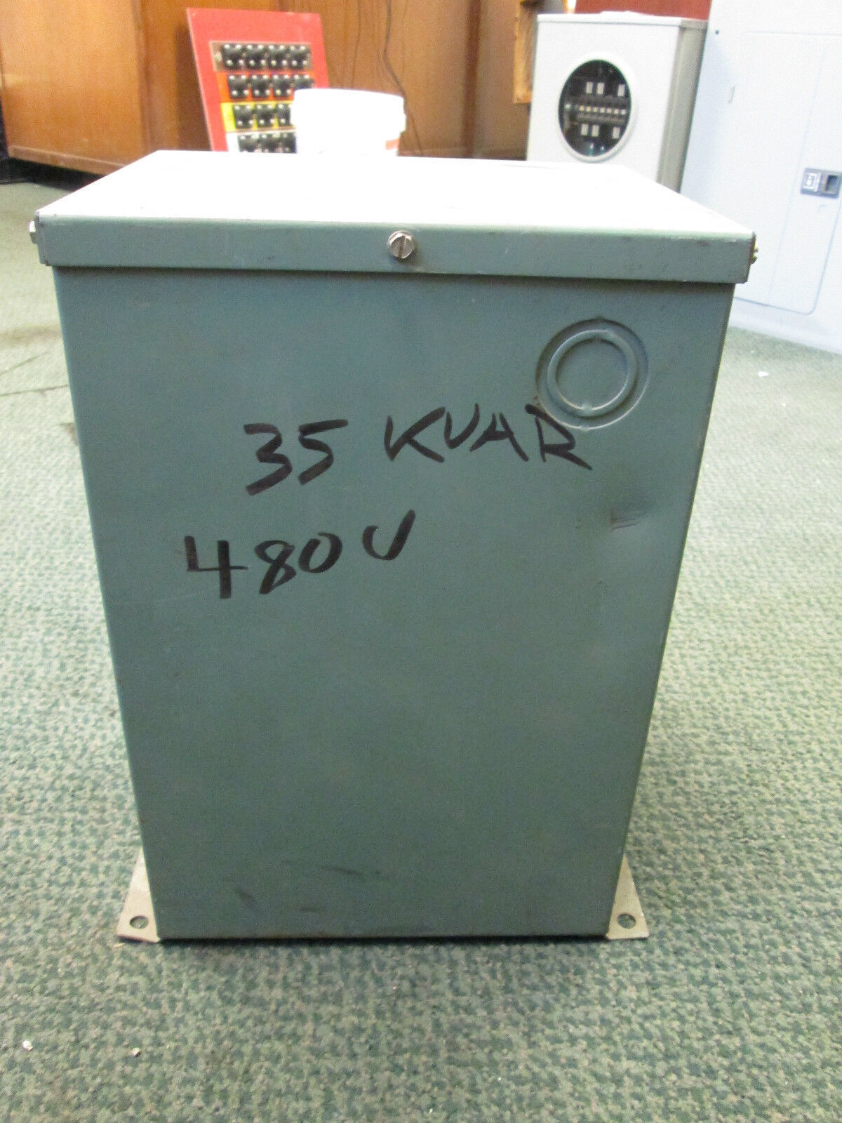 Eccol Unipak Power Capacitor 3543CFU 35 KVAR 480V 3Ph 60Hz Used