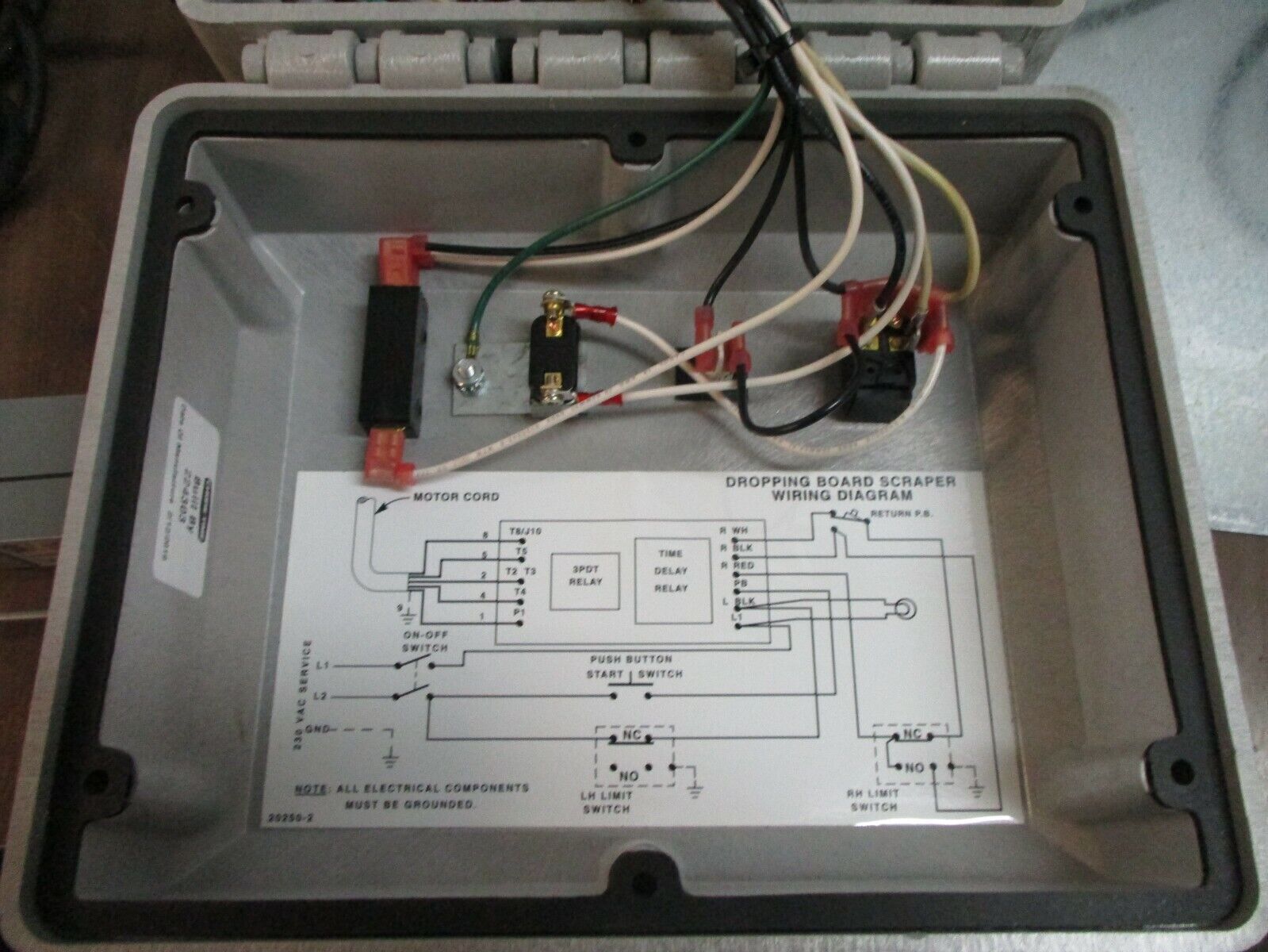 Chore-Time Dropping Board Scraper Control 14478 New Surplus
