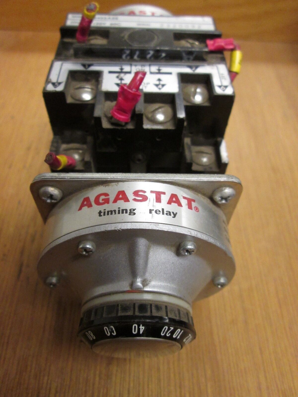 Agastat Timer 2432AEE Range 10-200 secs 120V coil Used