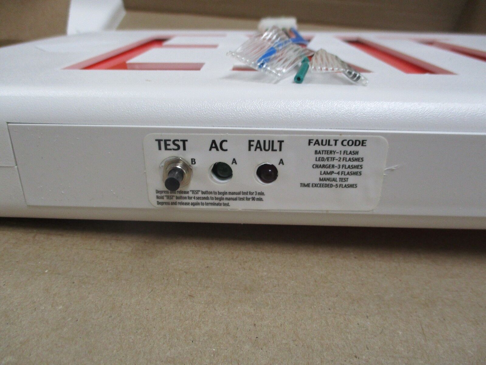 Philips Plastic LED Exit Sign SLNURWAD New Surplus