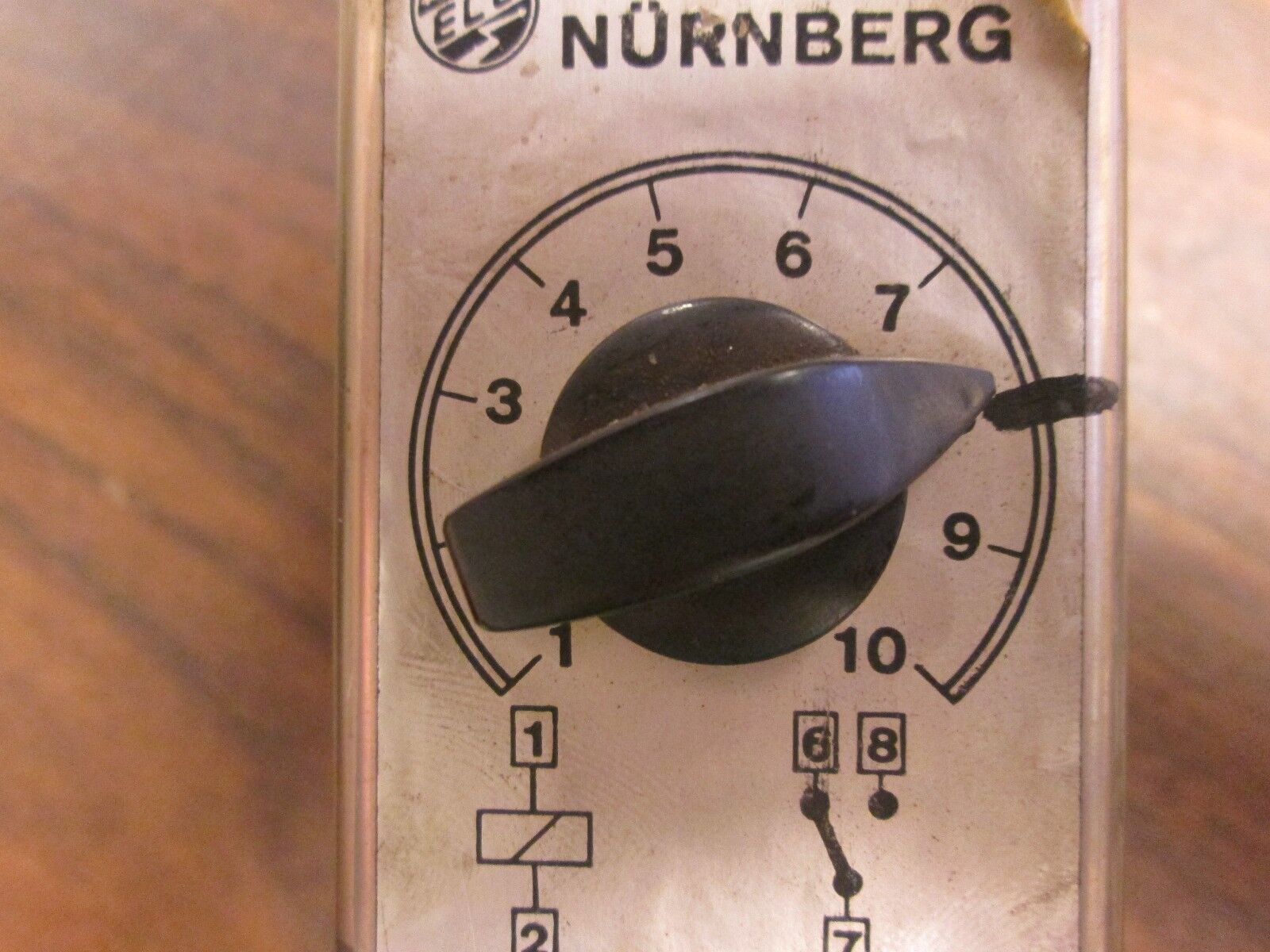 Eberle & Co Timer 570 40 Range: 0.75-7.5 Sec 220V@50Hz Used