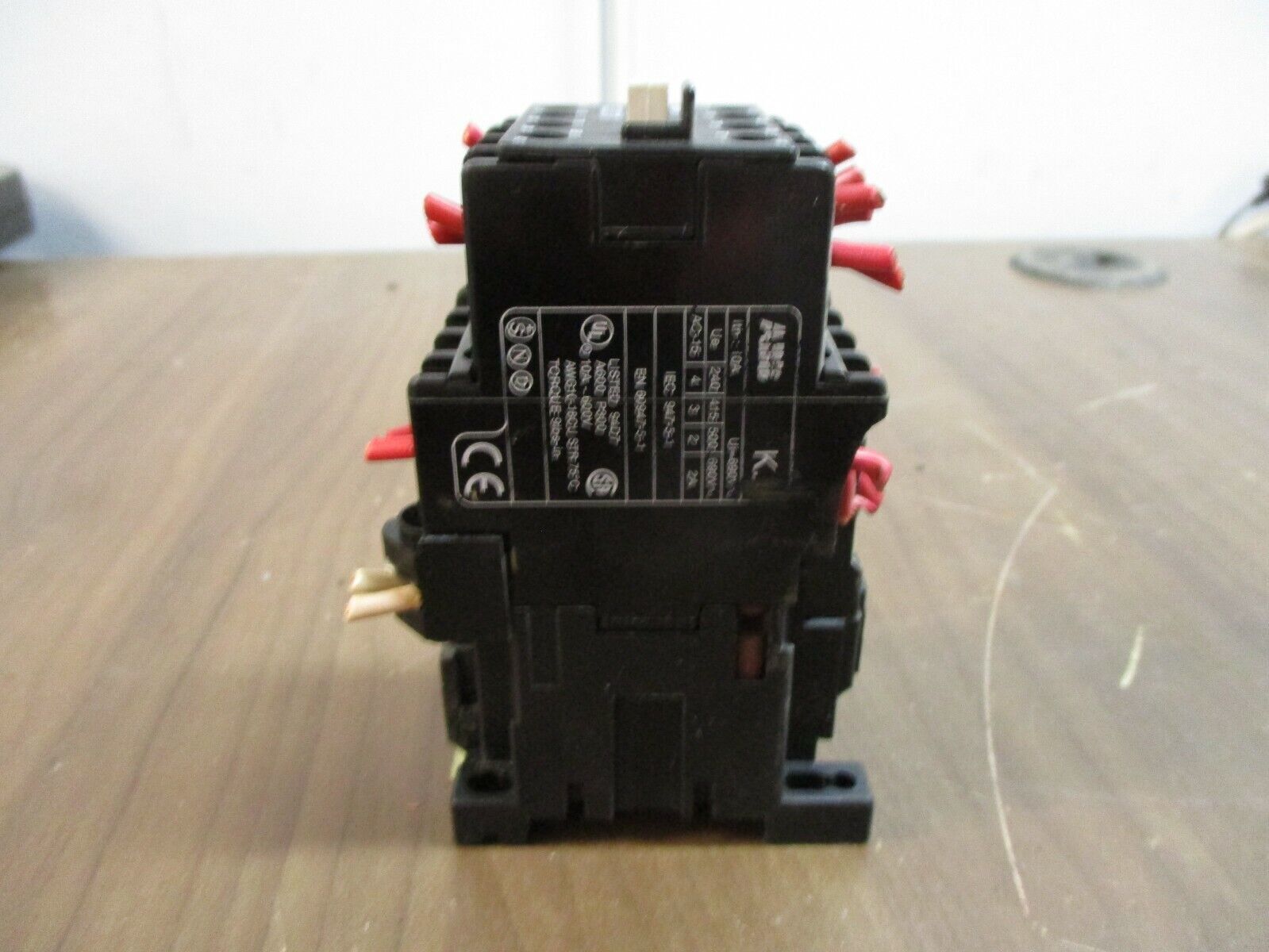 ABB Contactor K33/11 110/115/127V Coil 10A 600V Used