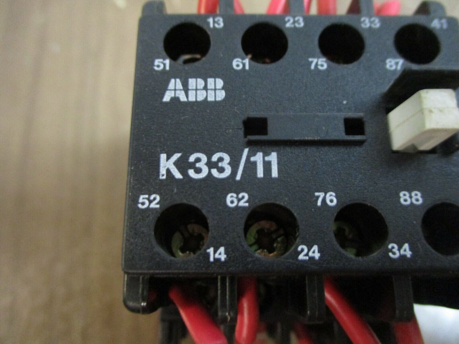 ABB Contactor K33/11 110/115/127V Coil 10A 600V Used