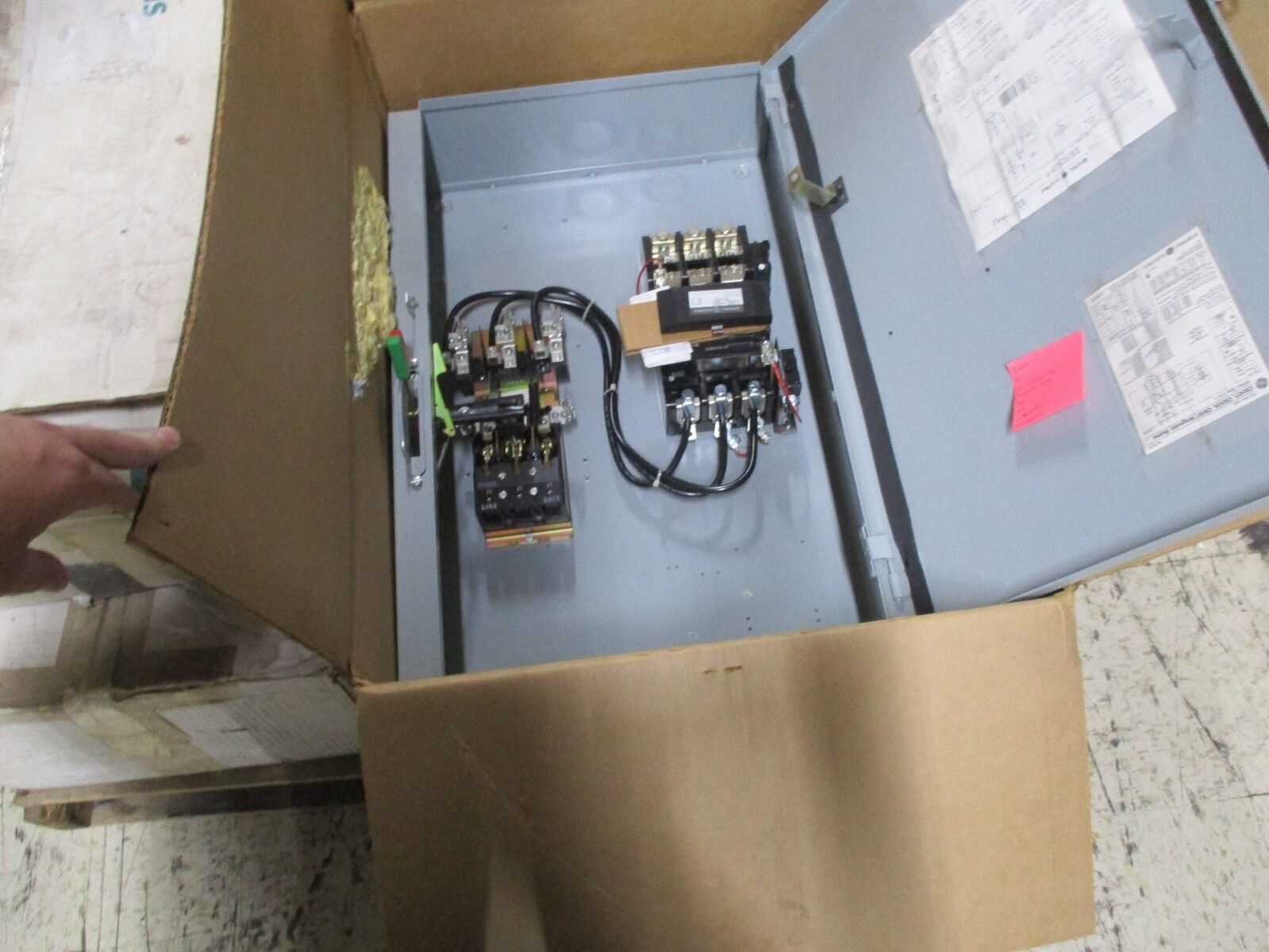 GE Size 3 Combination CR308E123BAA 90A 600V 200-208V Coil New Surplus