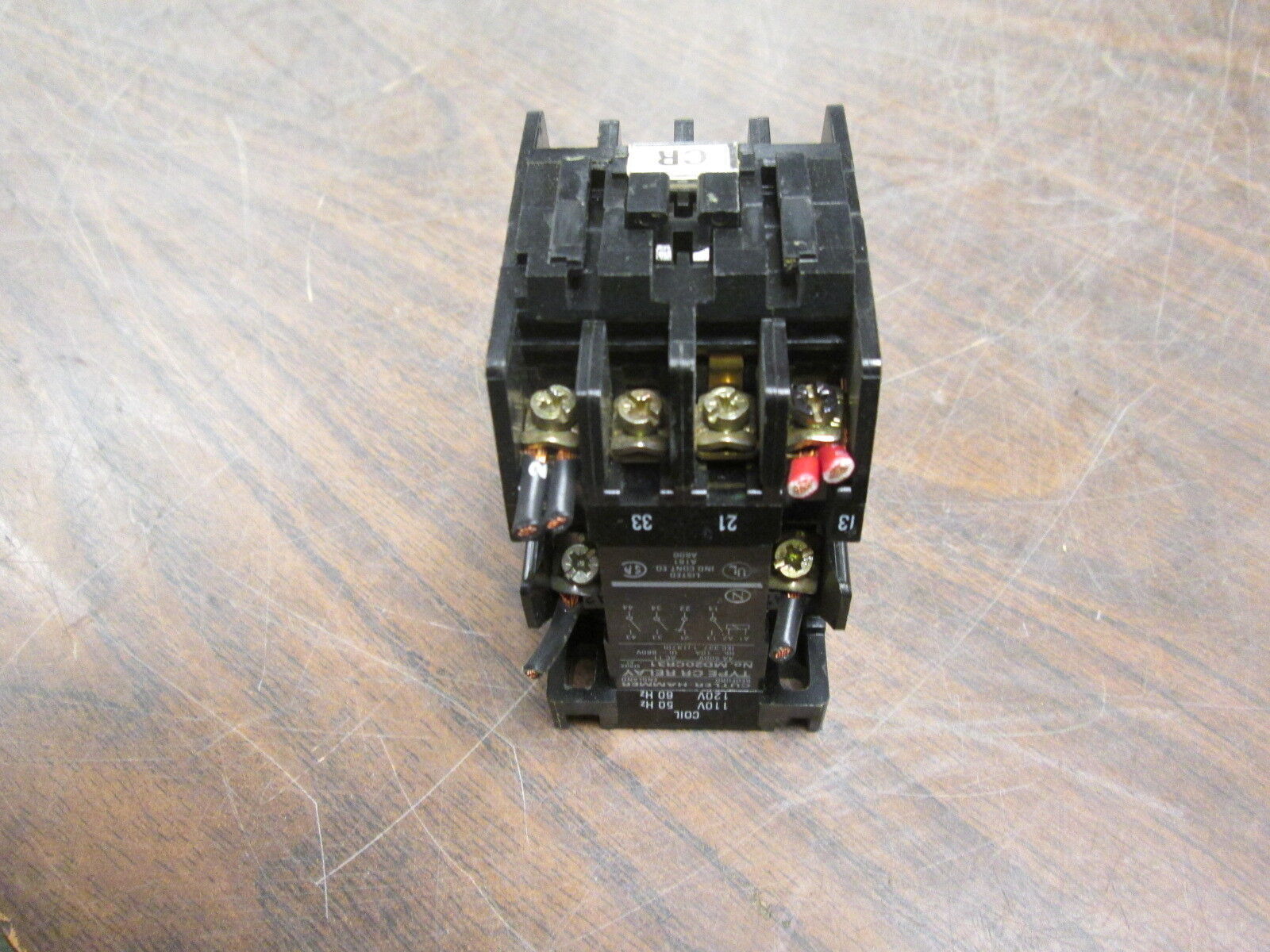 Cutler-Hammer Type CR Relay MD20CR31 480V Coil Used