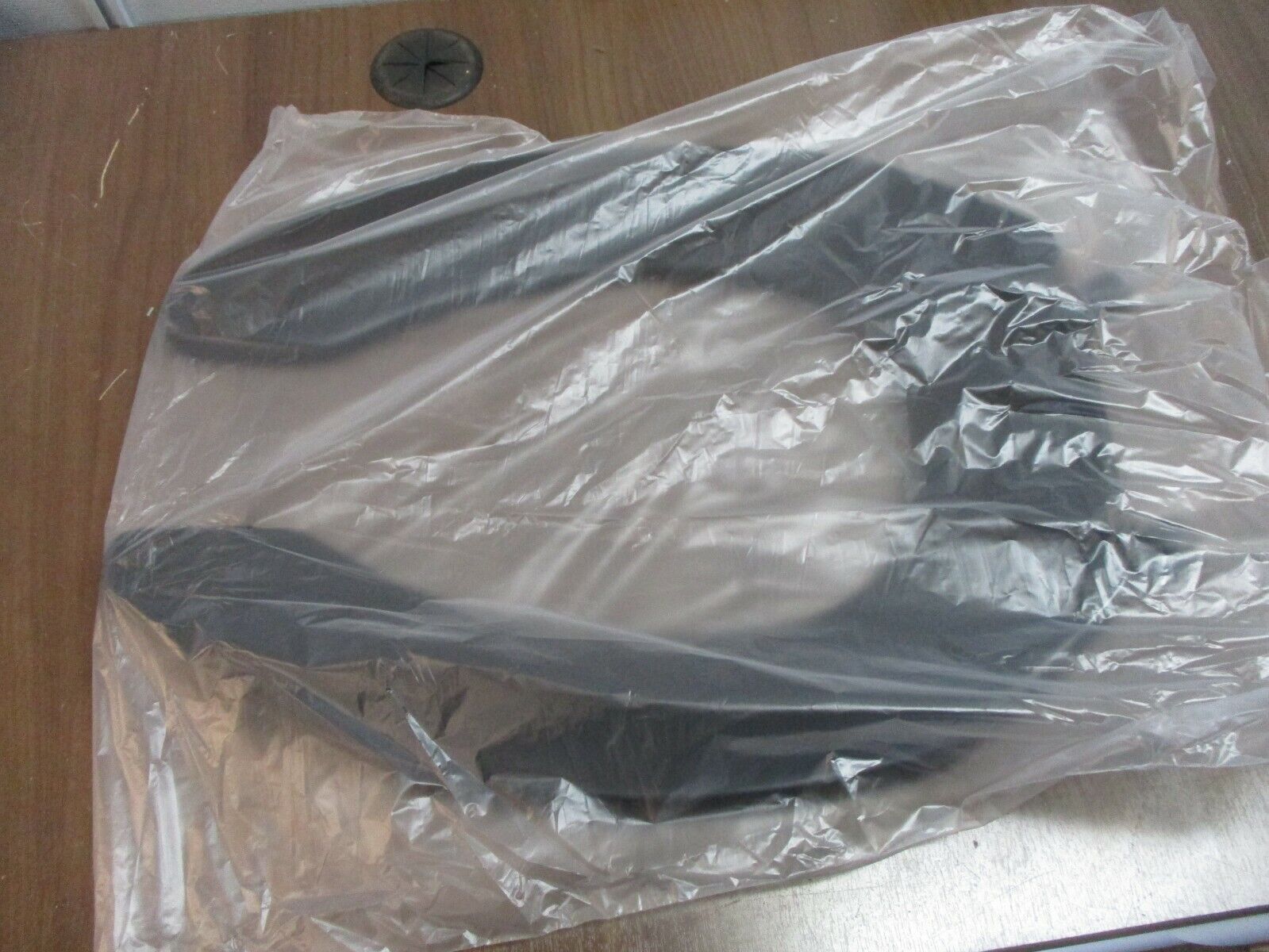 Church StaTite Elongated Plastic Toilet Seat 295SSCT Black Open Front *No Cover*