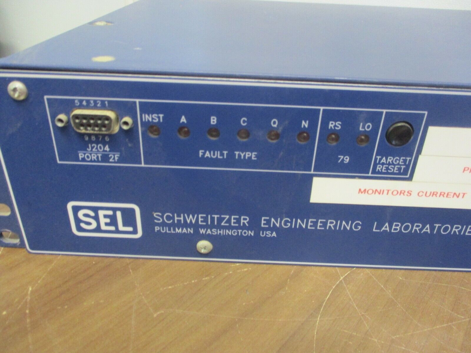 SEL Model SEL-251 Distribution Relay 251000-4556UHGB Logic Input: 125VDC Used
