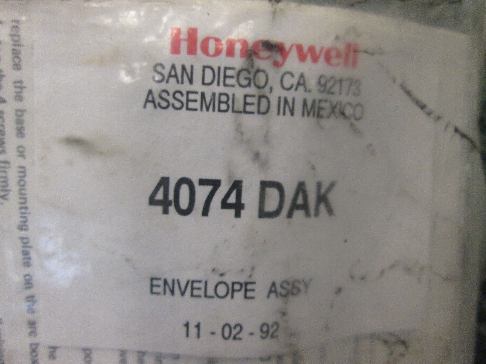 Honeywell Coil 4074 DAK 208/240VAC *Lot of 4* New Surplus