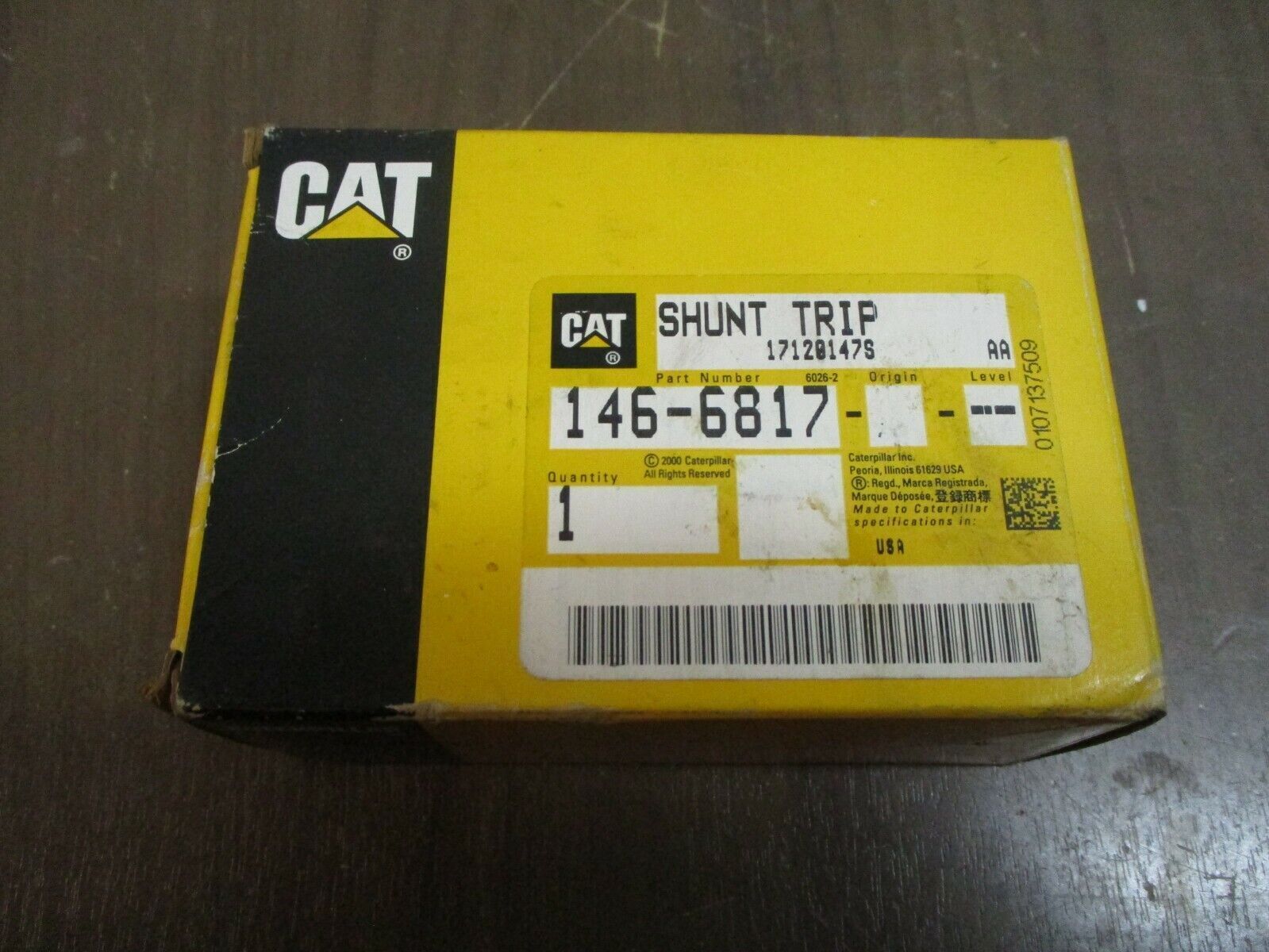 CAT Shunt Trip 146-6817 New Surplus