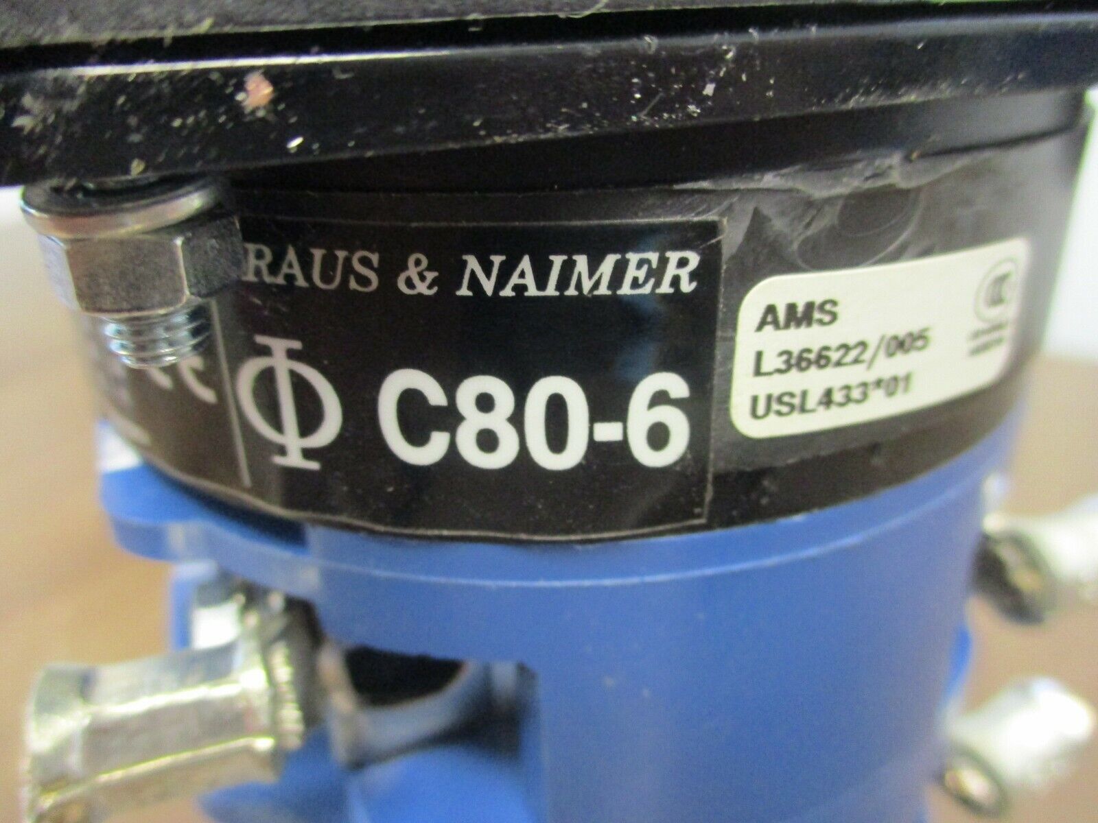 Kraus & Naimer Bypass Rotary Switch C80-6 100A 600V Used