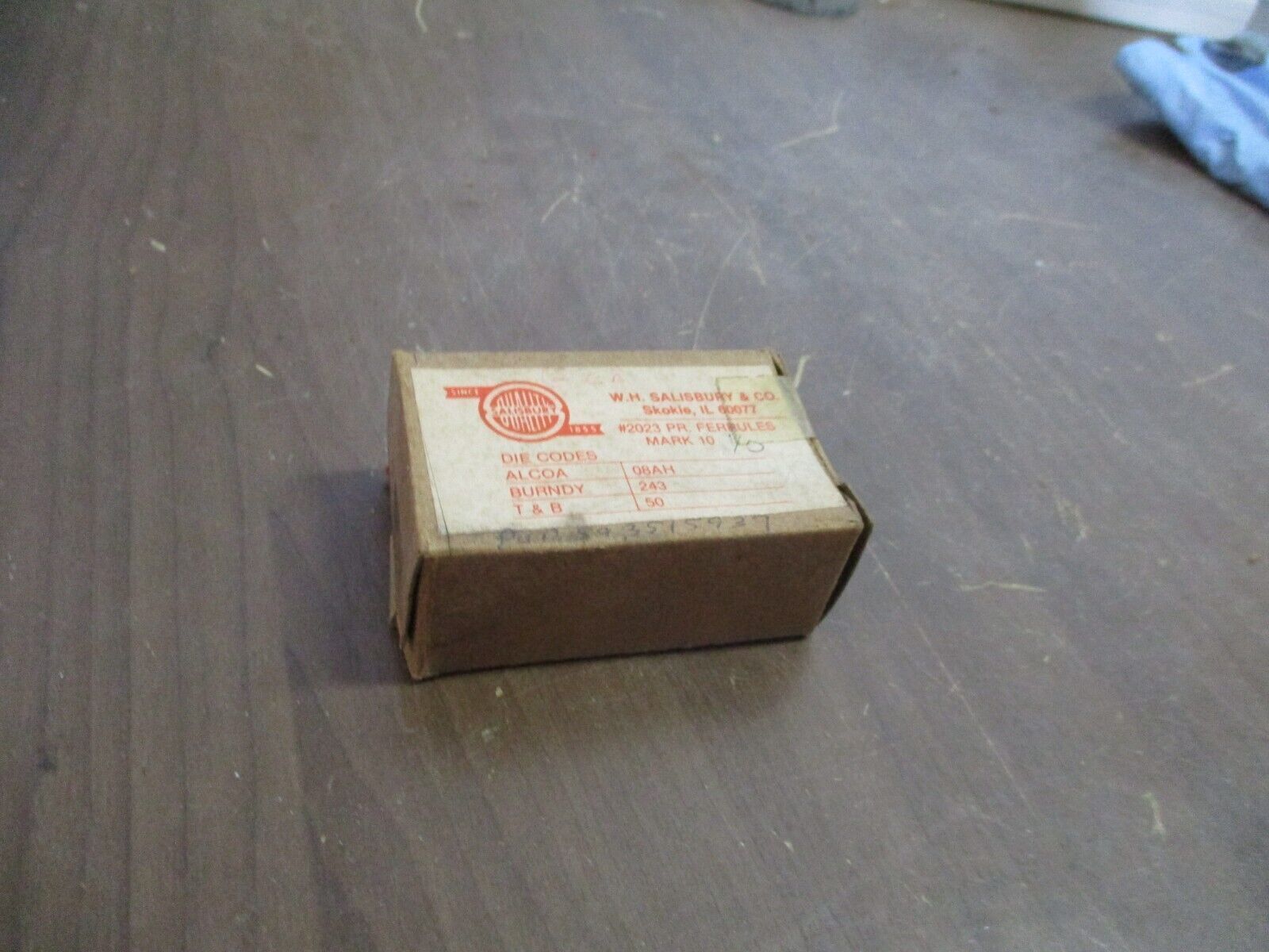 Salisbury I/O Ferrule 2023 *Box of 2* New Surplus