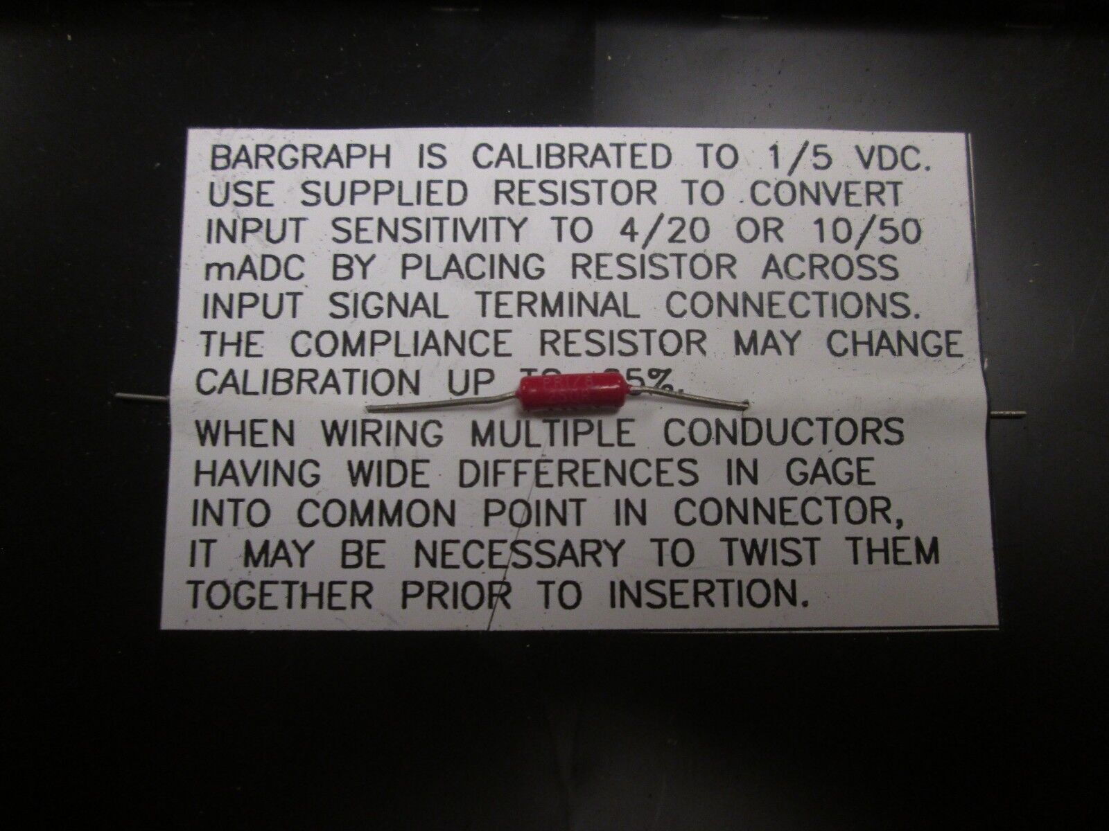 Dixson Bargraph BE051AXXL4/20MADCV6365 Used