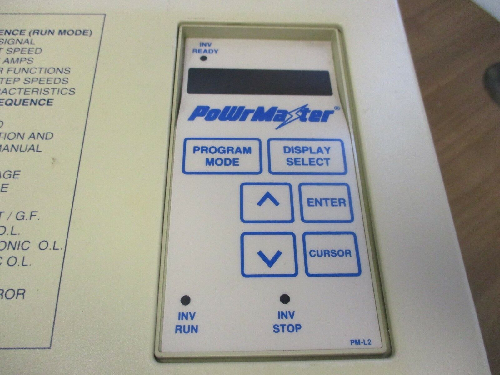 IDM Controls PowrMaster AC Drive G3U47P5N1 18HP 3Ph Used