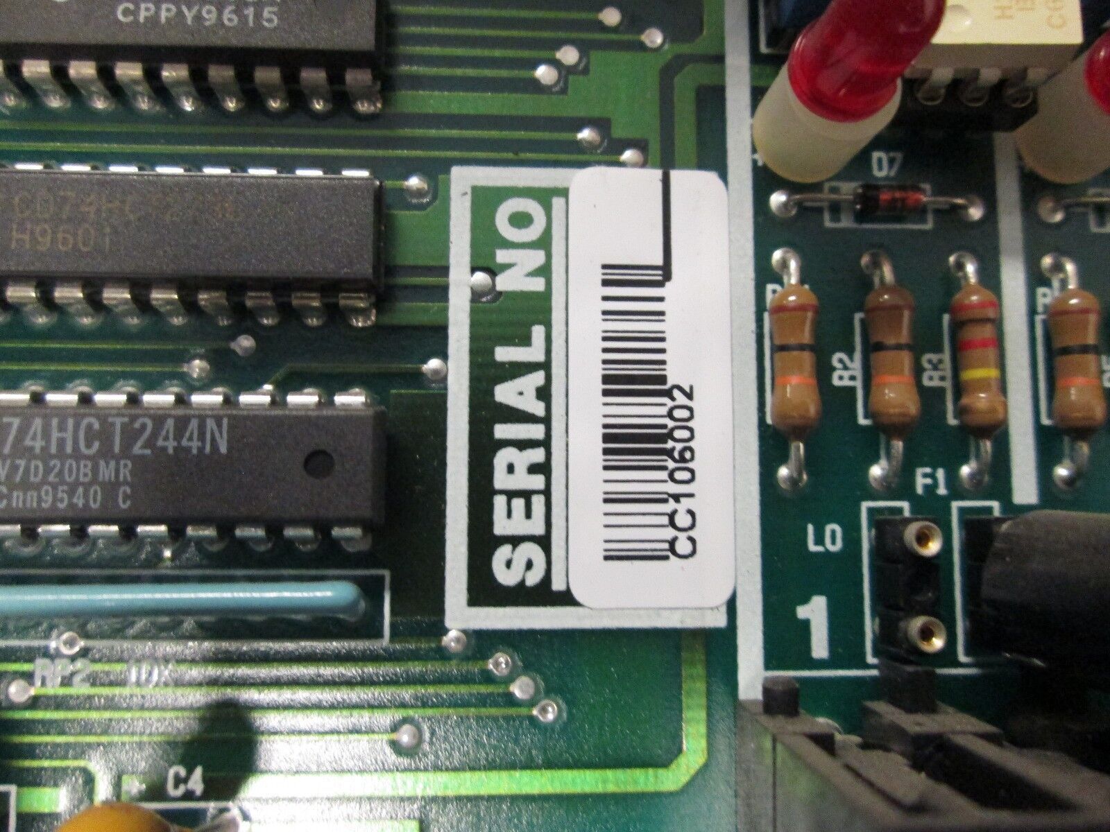 Danfoss/EMC Akcess 25 Control Panel NC25B F 120/240V DDI016 Rev. 1.7 Boards Used