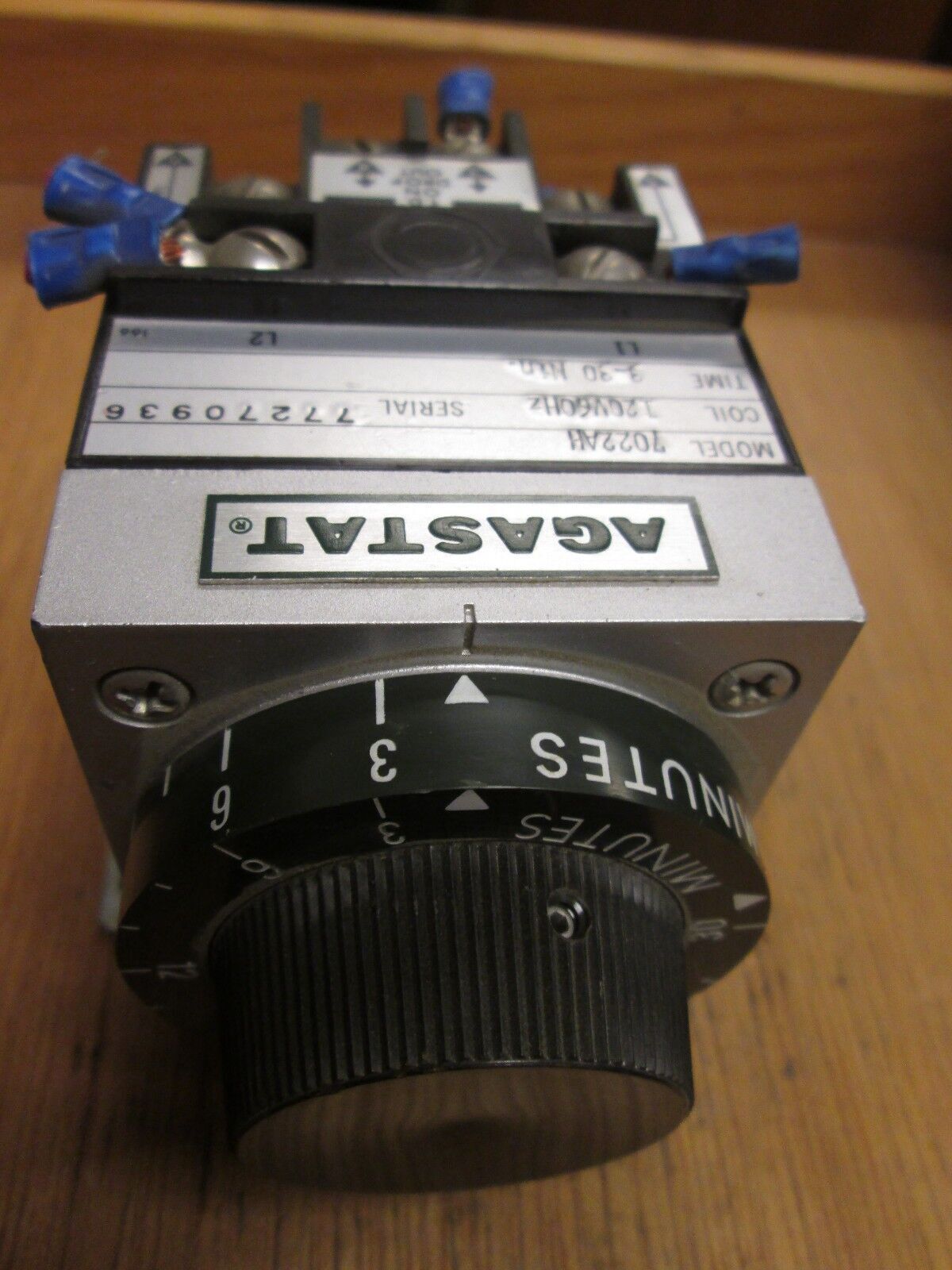Agastat Timer 7022AH Range 3-30 mins 120V Coil 60Hz Used