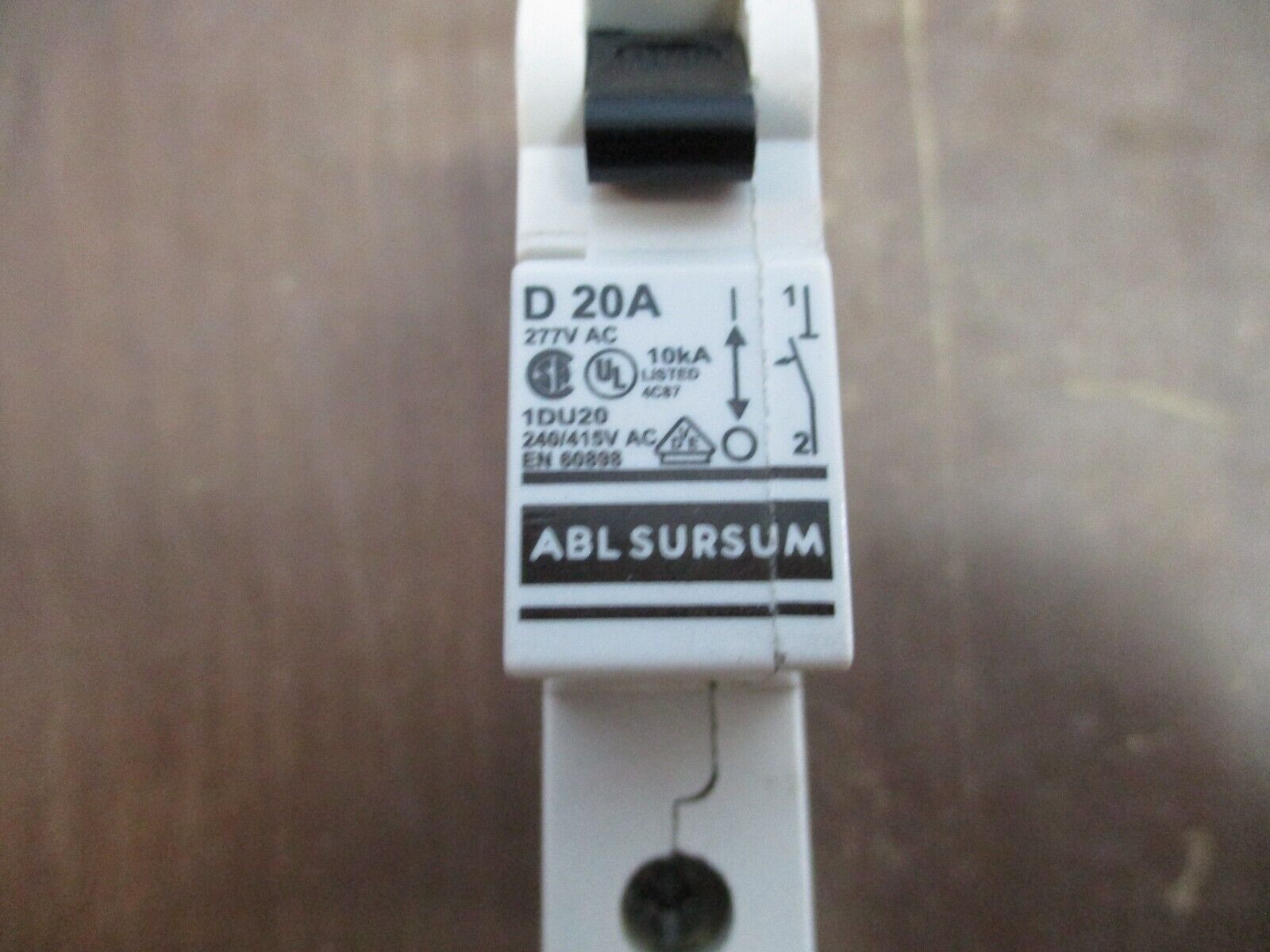 ABL Sursum Circuit Breaker 1DU20 20A 277V 1P Used