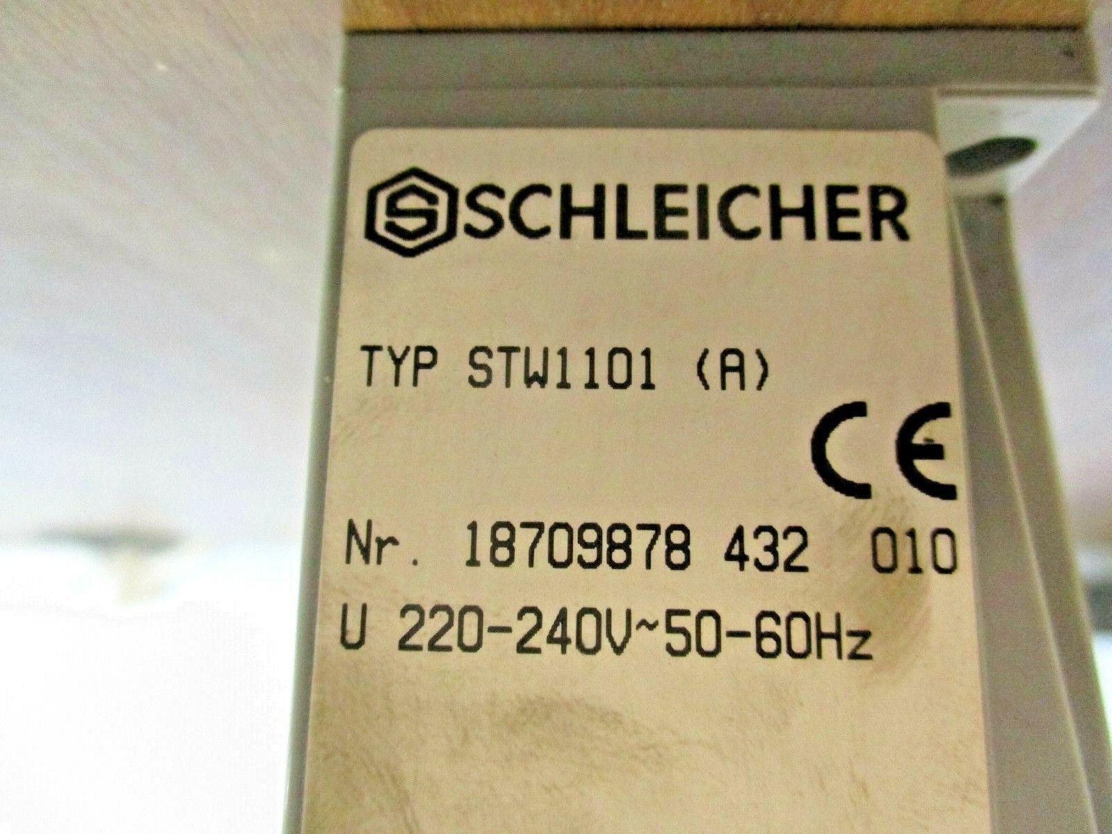 Schleicher Temperature Monitor STW1101 220-240V 50-60Hz 799°C Max Used