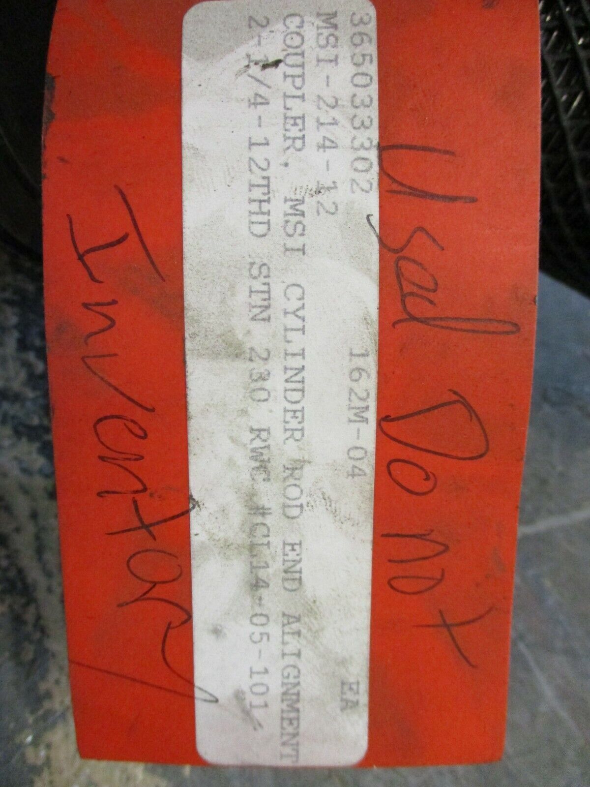 Eaton Hydraulics, Coupler, part#:MSI-214-12, used