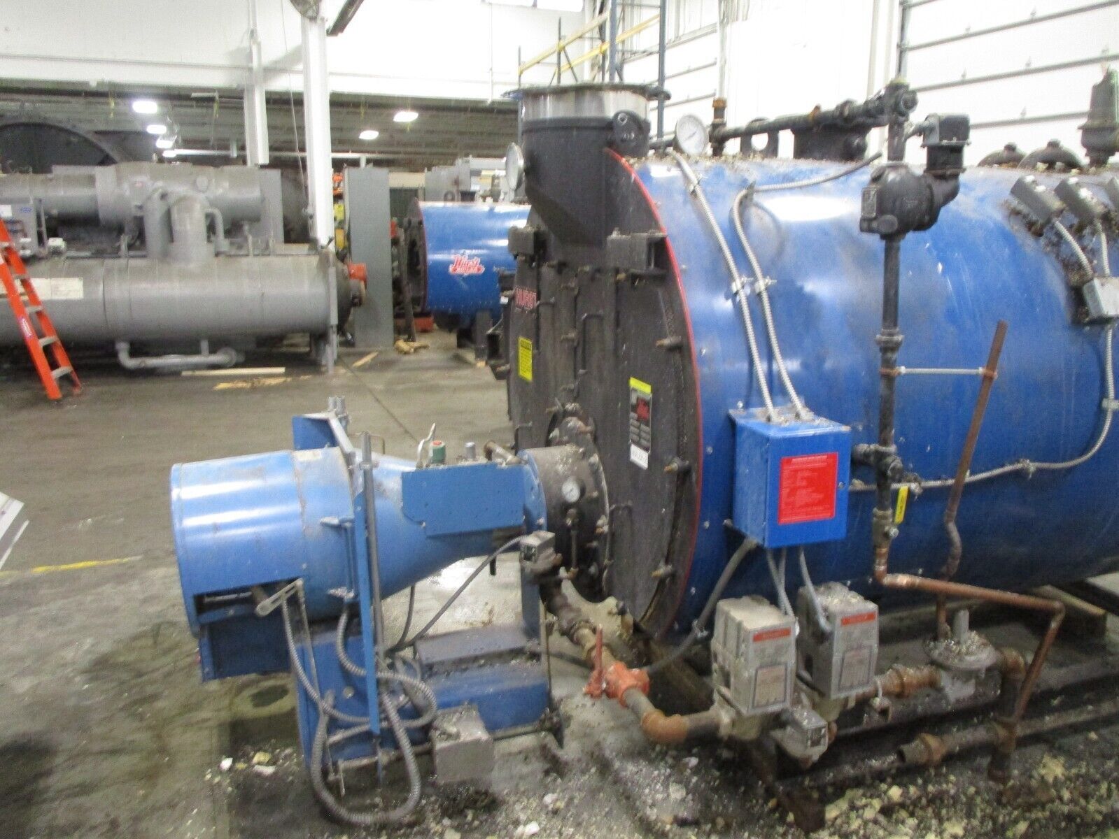 Hurst Series 500 Firetube Boiler 100HP 500 SQ FT Heating Surface MFD 2005 Used