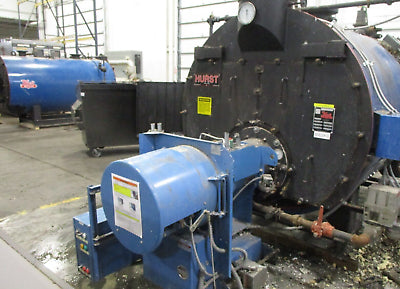 Hurst Series 500 Firetube Boiler 100HP 500 SQ FT Heating Surface MFD 2005 Used