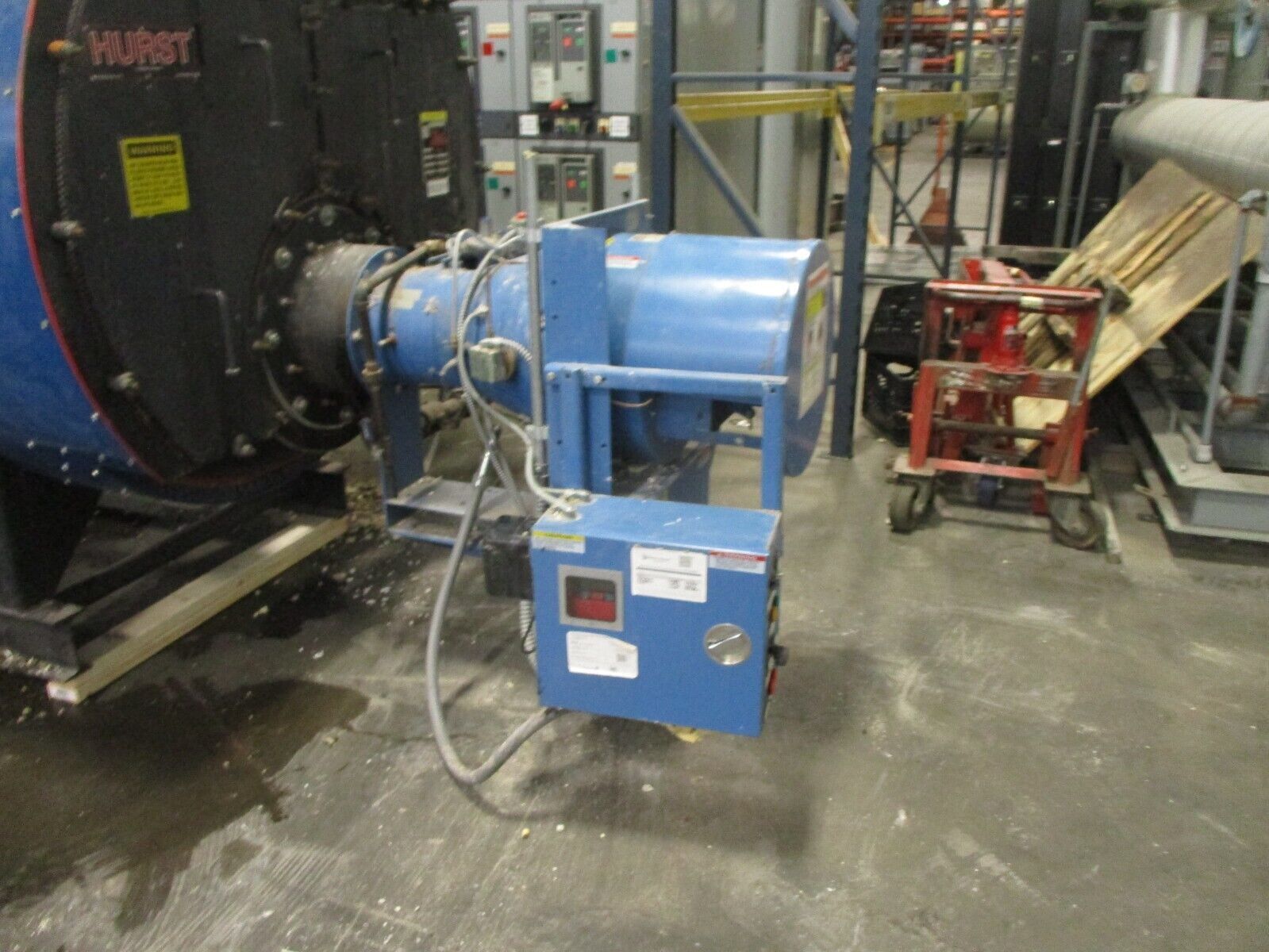 Hurst Series 500 Firetube Boiler 100HP 500 SQ FT Heating Surface MFD 2005 Used