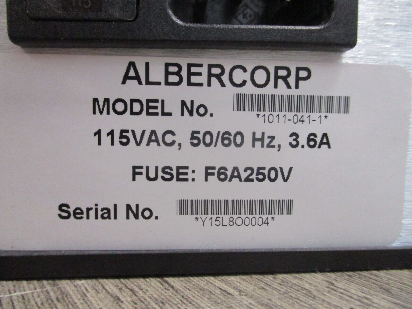 Emerson Alber BDSUI; Battery Monitoring System 1011-041-1 115V 50-60HZ 3.6A Used