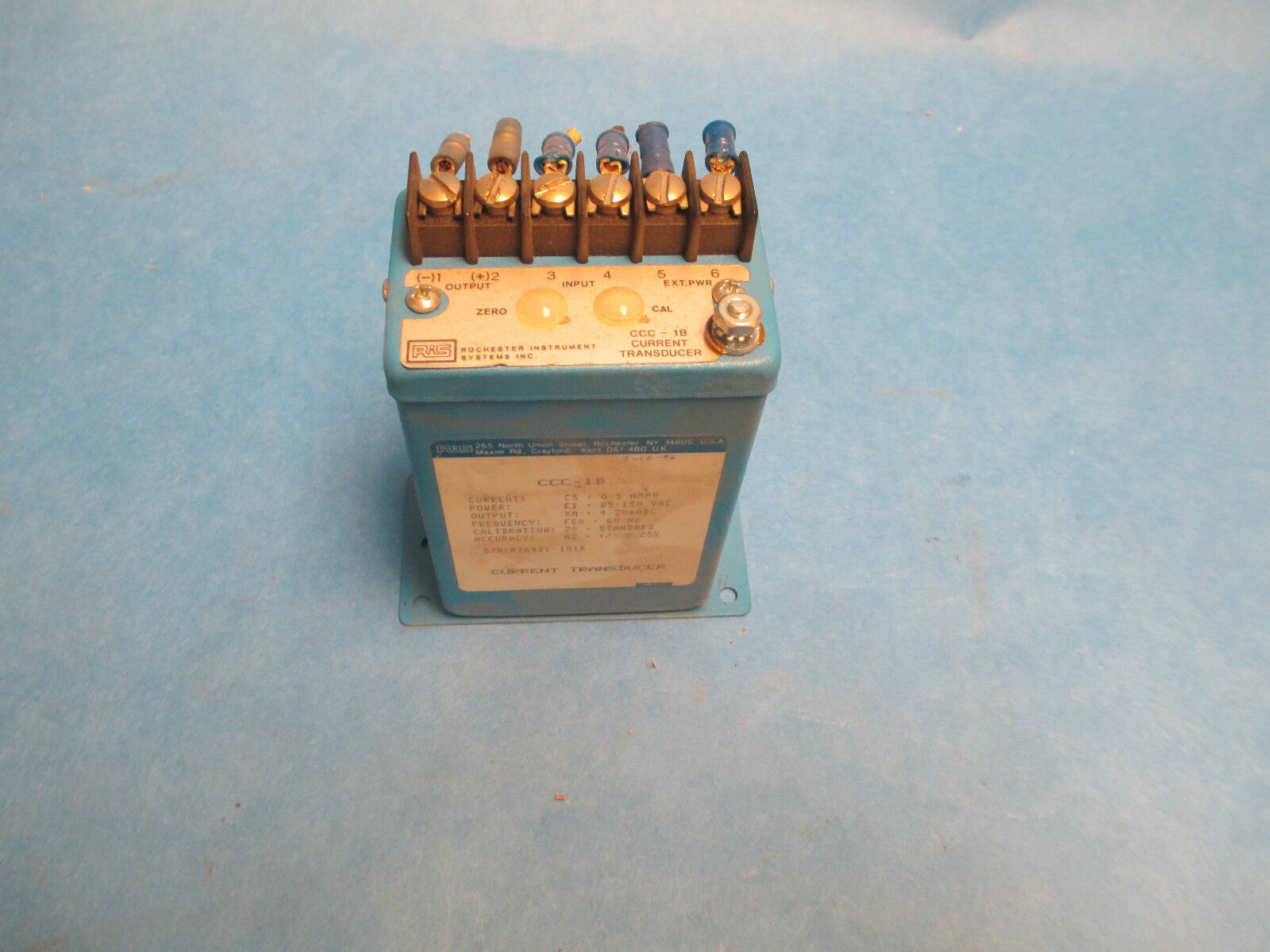 Rochester Instrument Systems Current Transducer CCC-1B