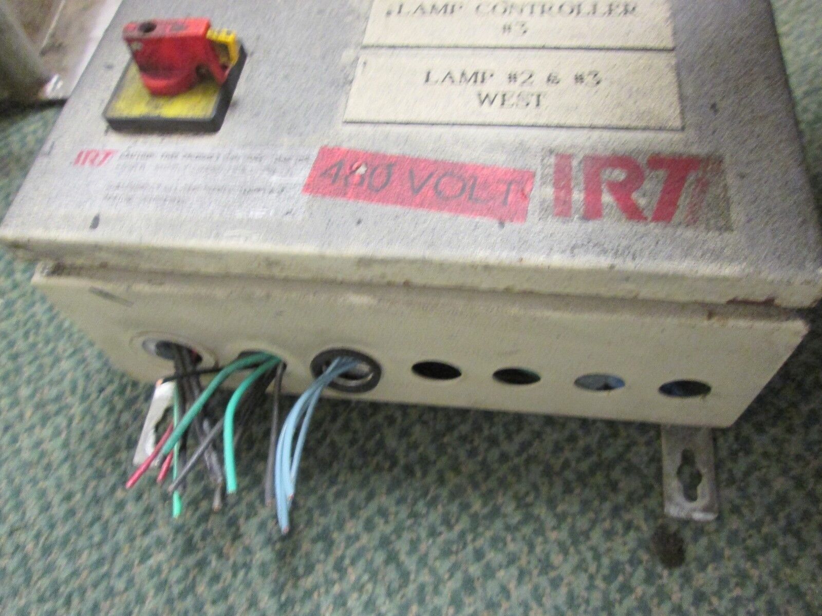 IRT 18S/460 Controller 126105 3/460V + 2/230V 25A 75 00 94 Control Board Used