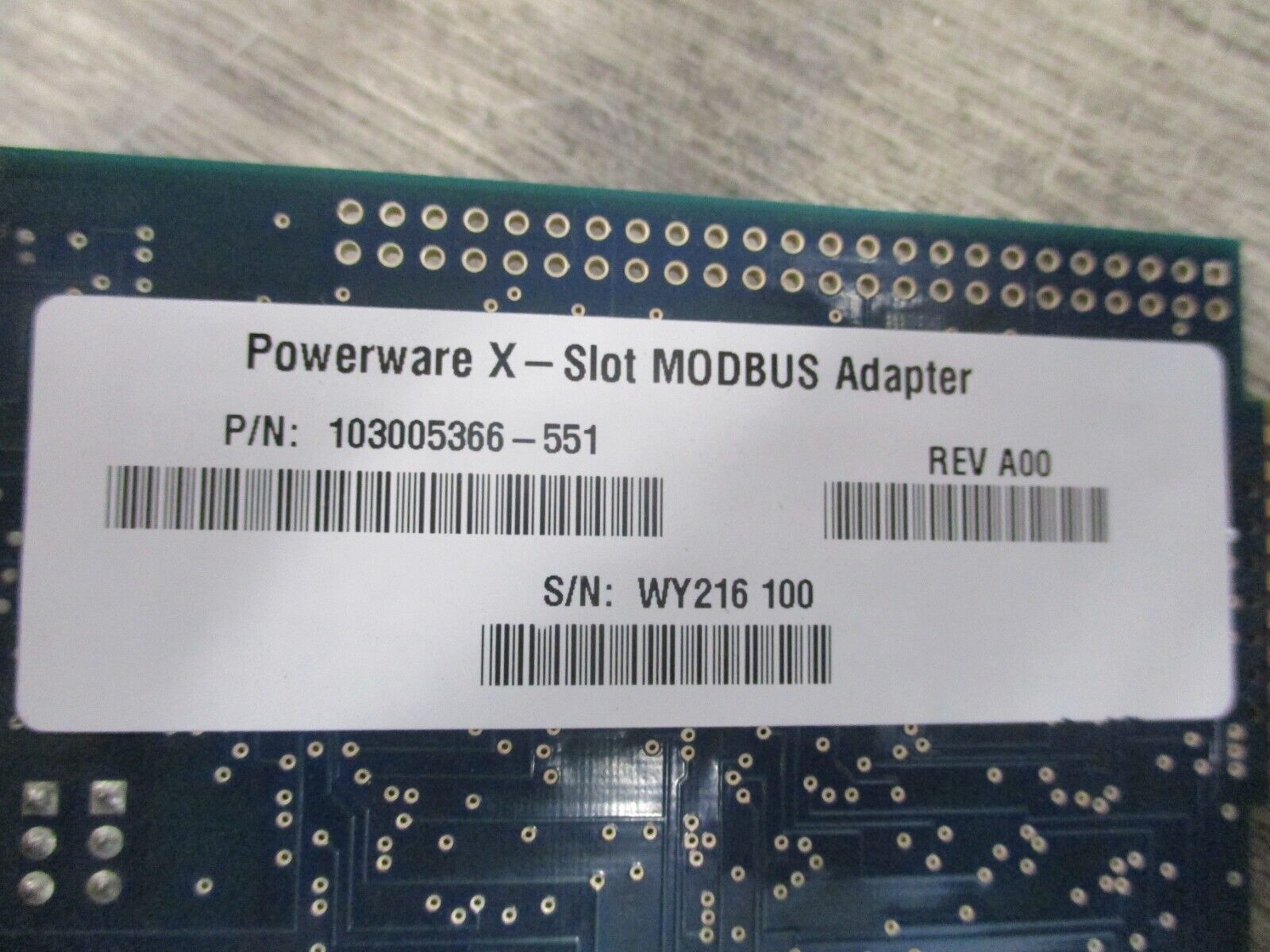 Eaton Powerware X-Slot MODBUS Adapter 103005366-551 Rev. A00 Used